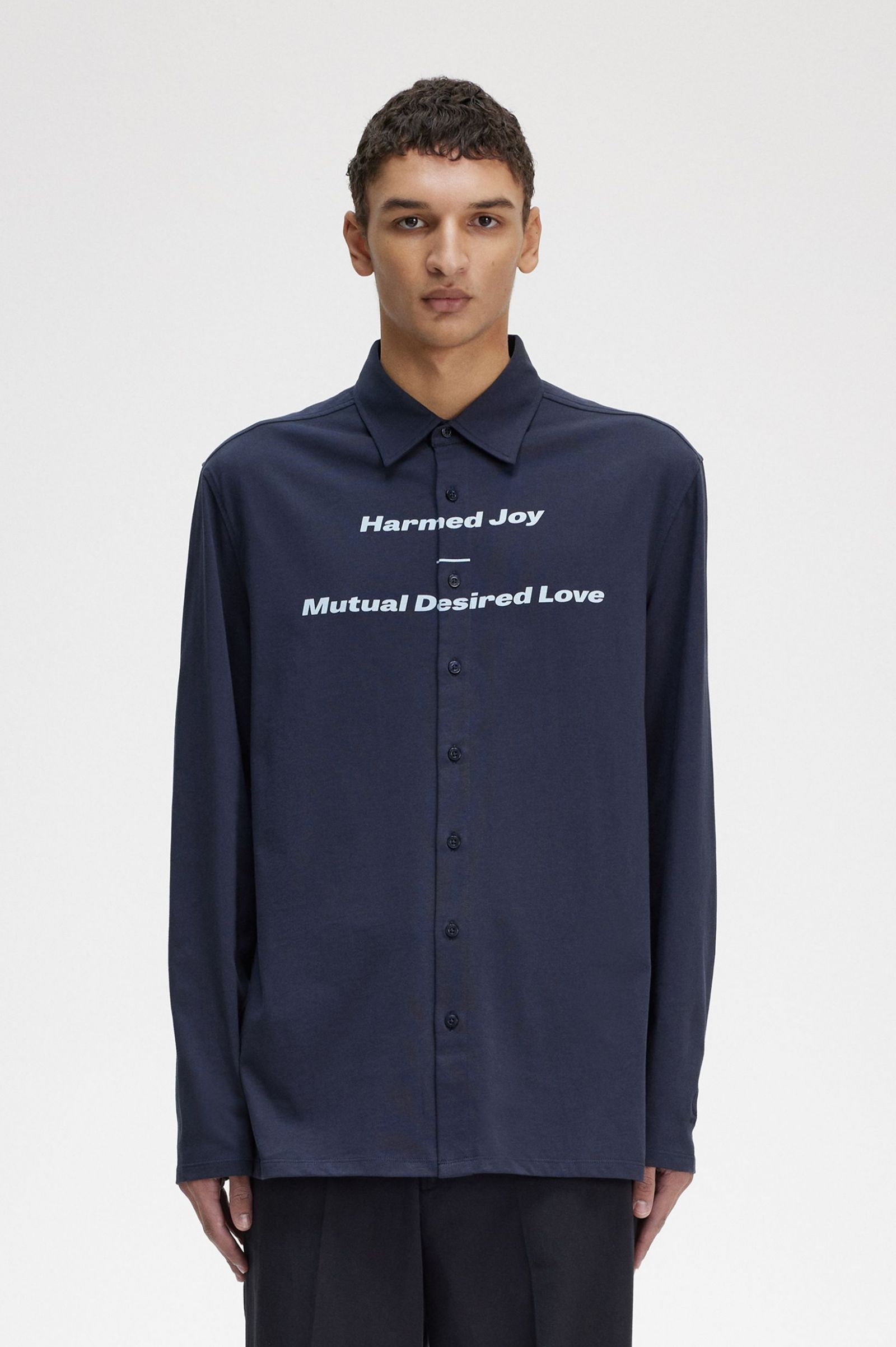 Raf SimonsPrinted Jersey Shirt White