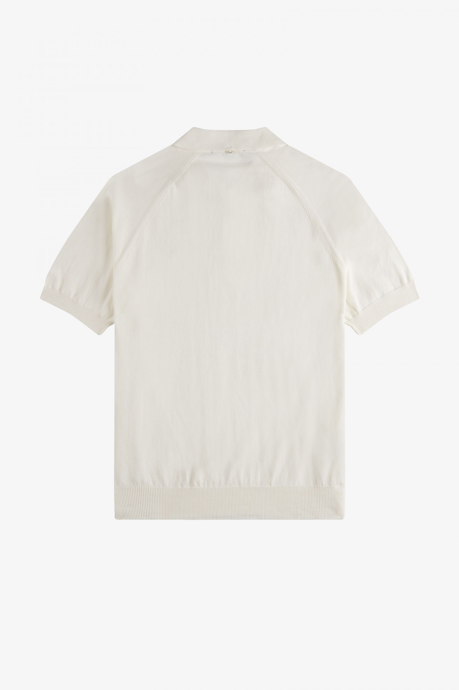 Reissues Raglan Sleeve Knitted Shirt Snow White