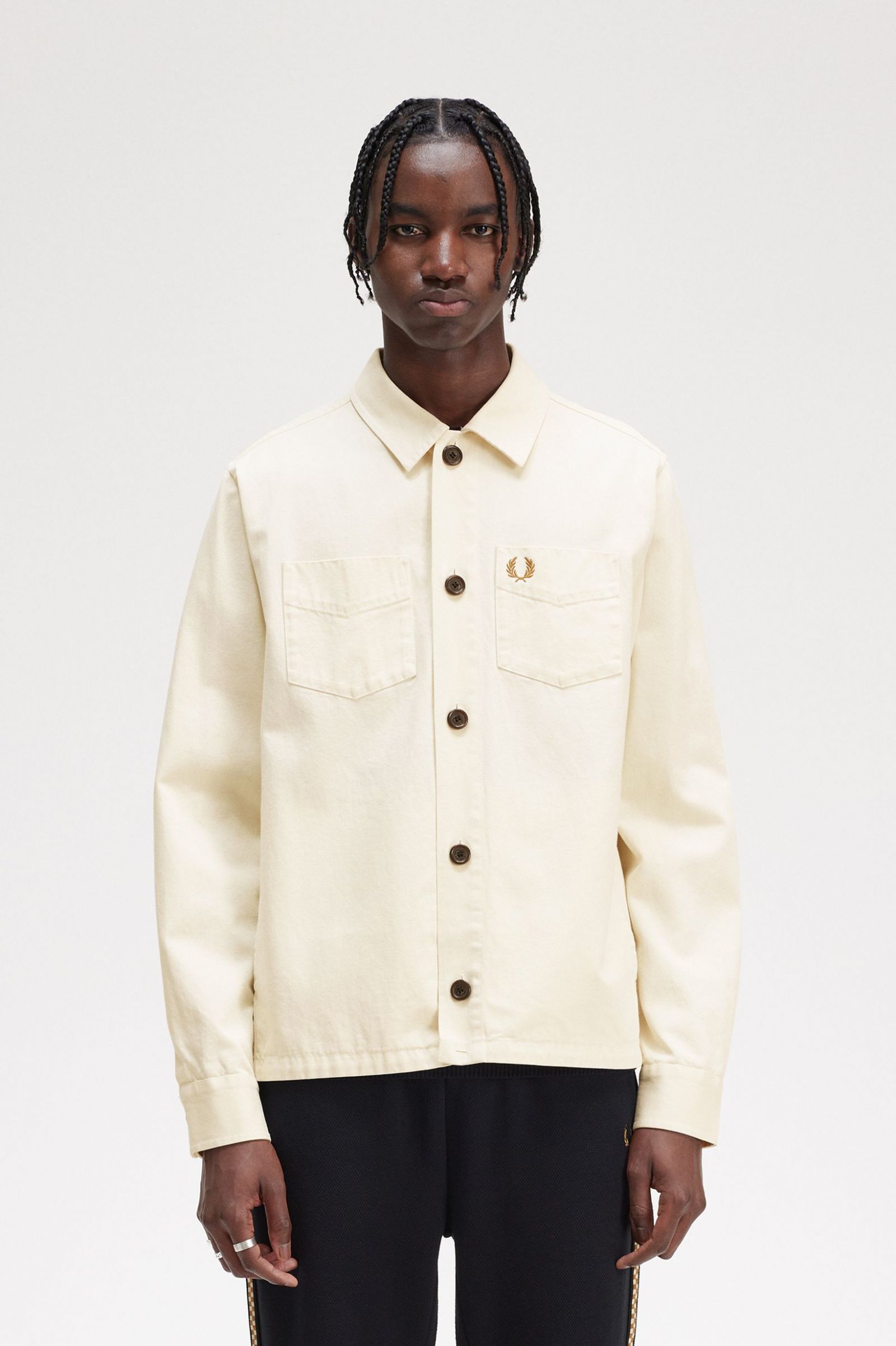 Twill Overshirt Ecru