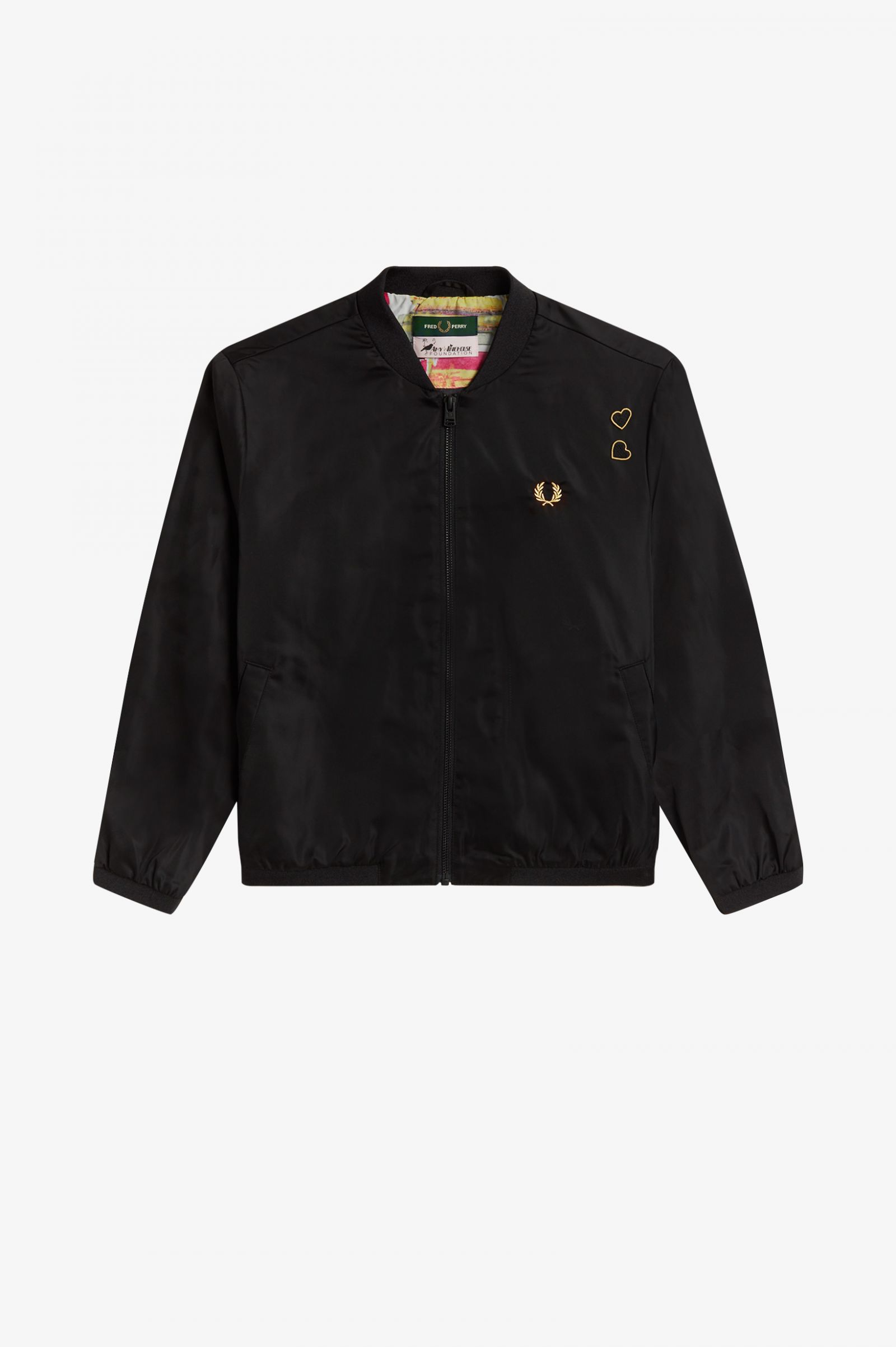 Amy Winehouse FoundationSatin Bomber Jacket Starlight