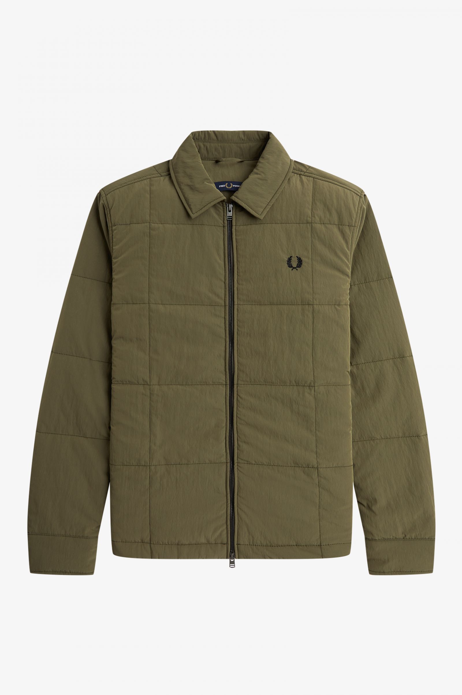 Quilted Overshirt Uniform Green