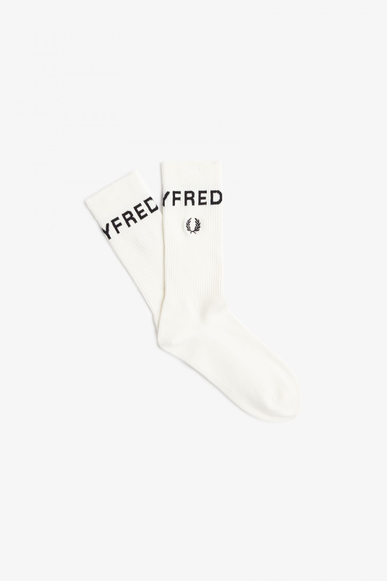 Bold Tipped Socks Snow White