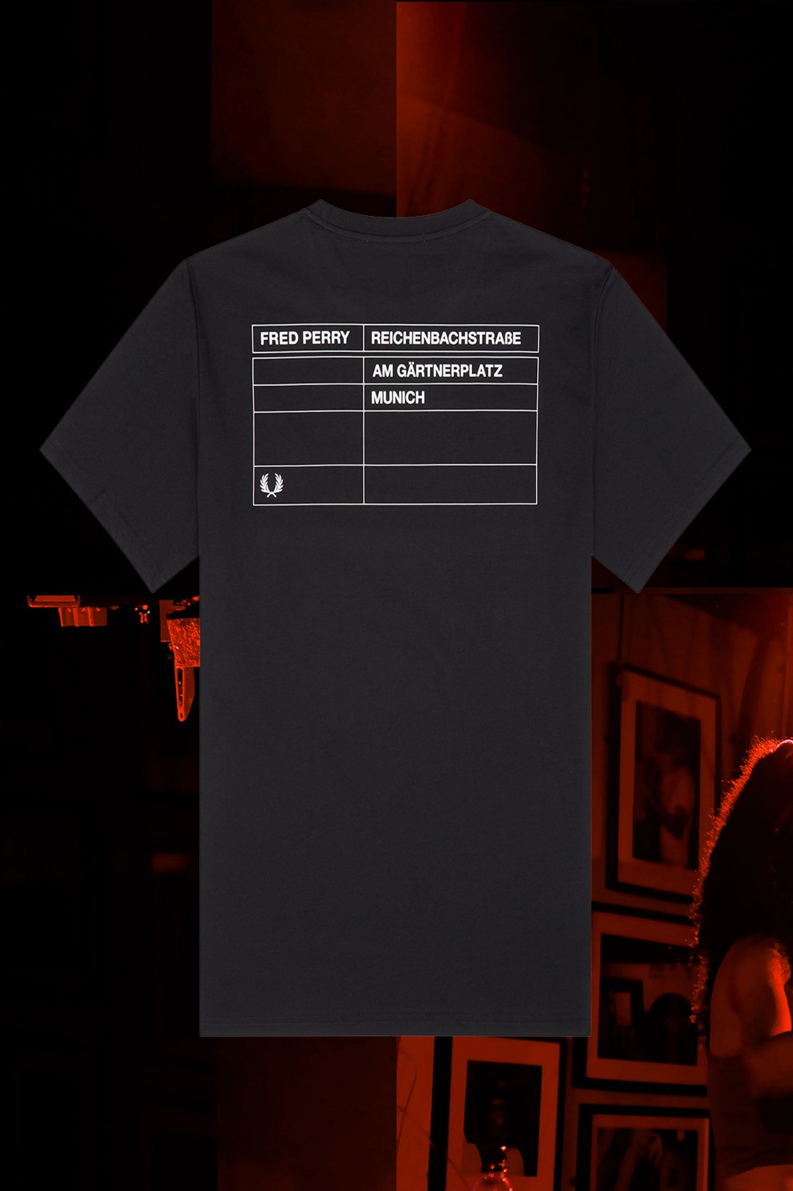 Munich Ringer T-Shirt Black