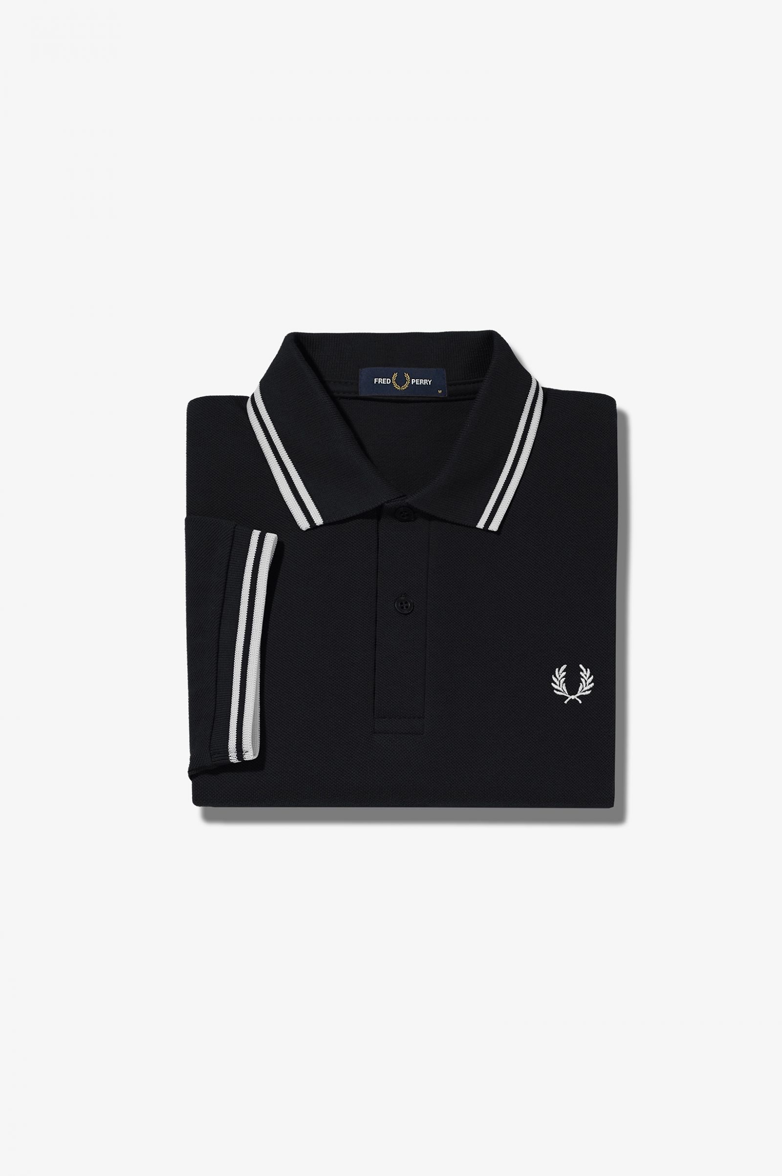 The Fred Perry ShirtG3600 Black / White / White