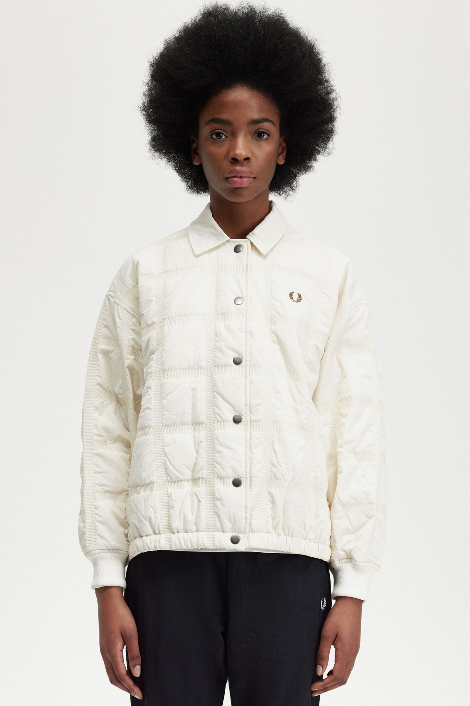 Quilted Jacket Ecru