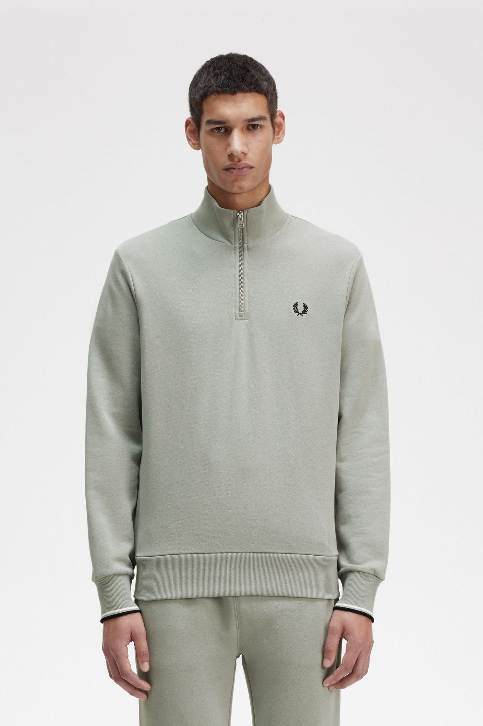 Half Zip Sweatshirt Limestone
