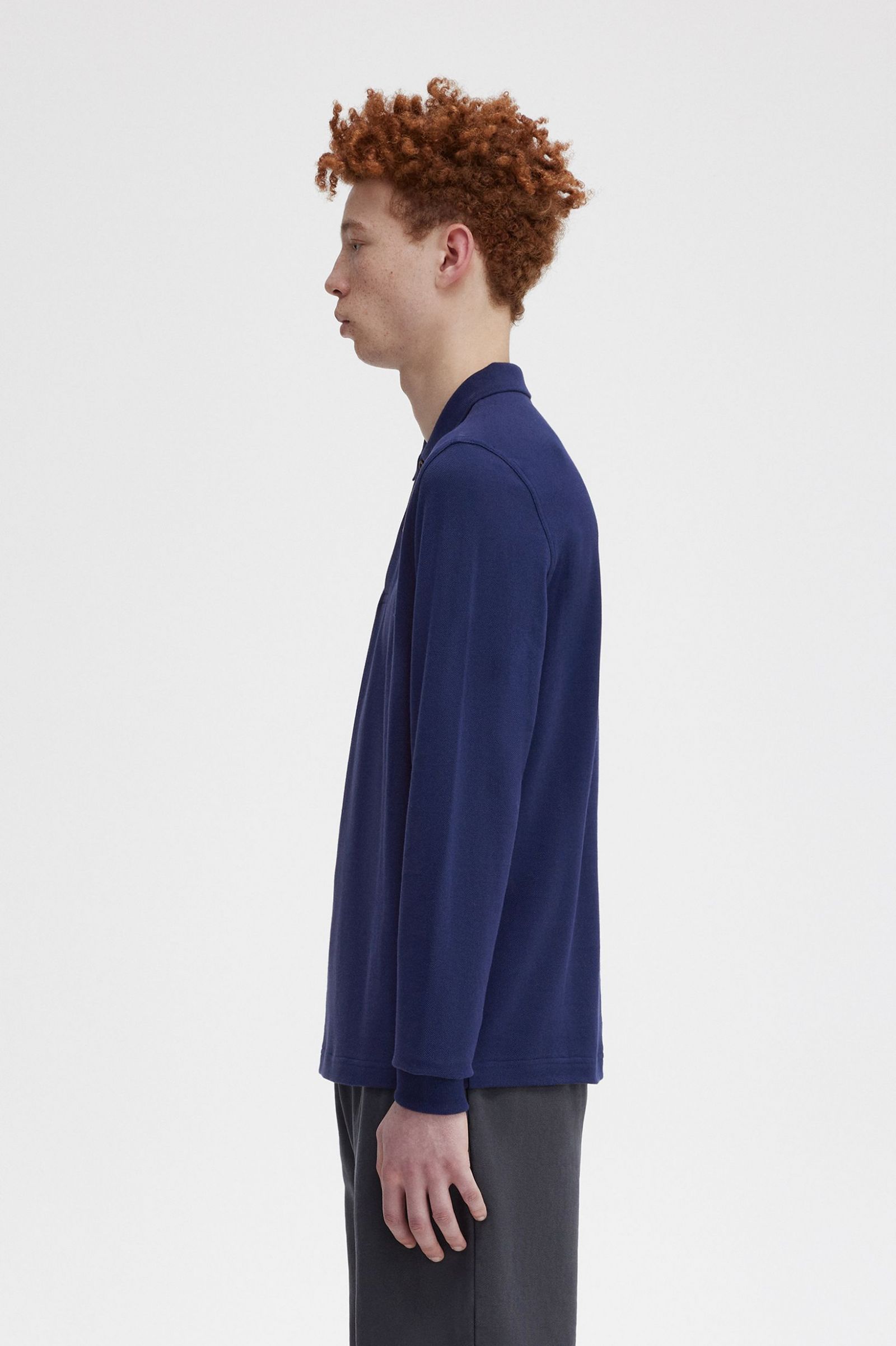 The Fred Perry ShirtM6006 French Navy / Whisky Brown