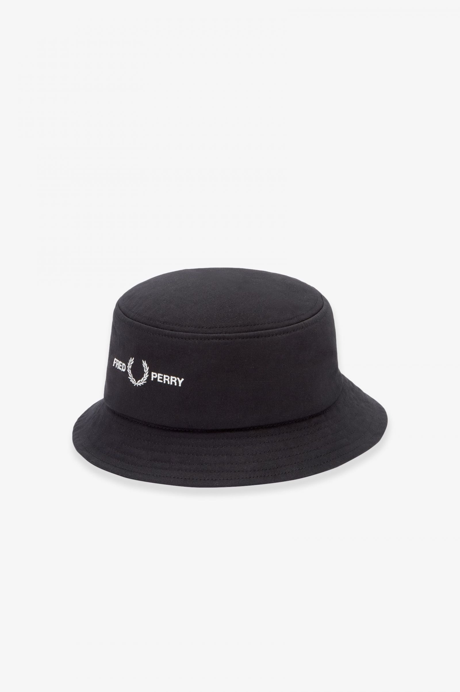 Twill Graphic Branding Bucket Hat Dark Caramel