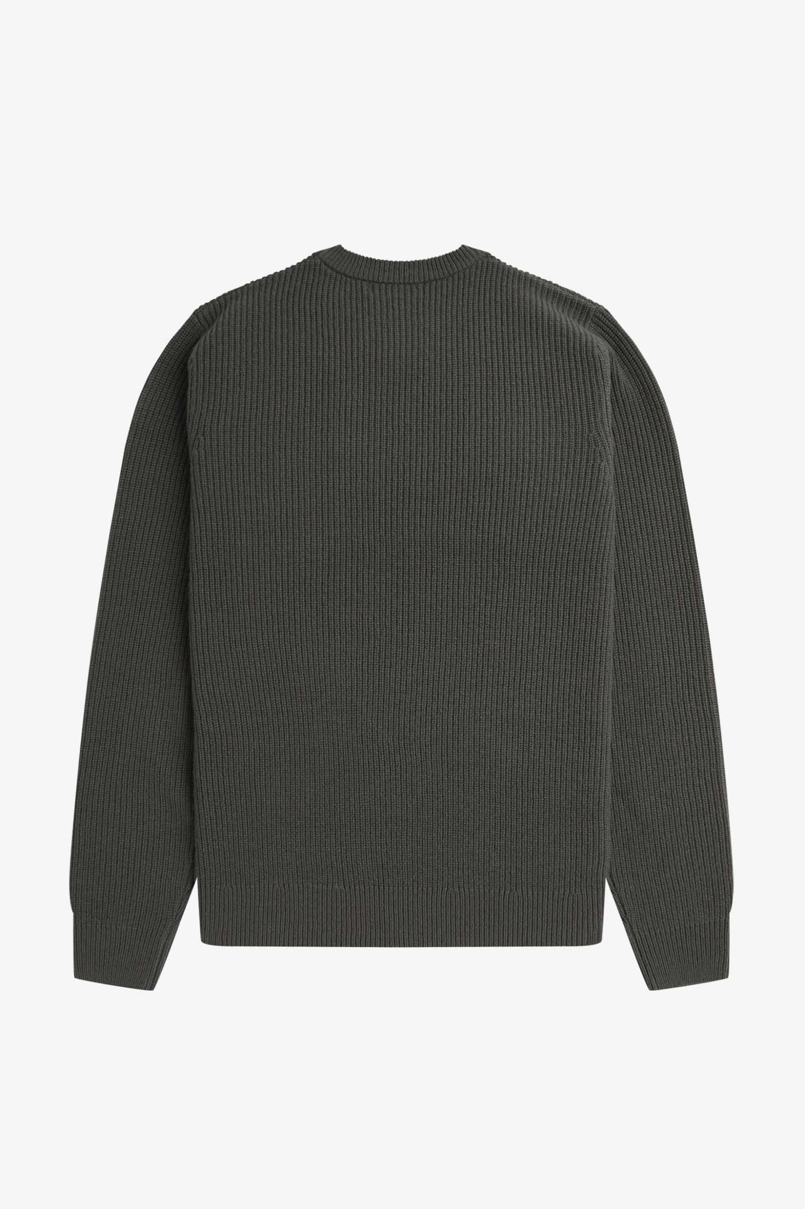 Textured Lambswool Jumper Field Green