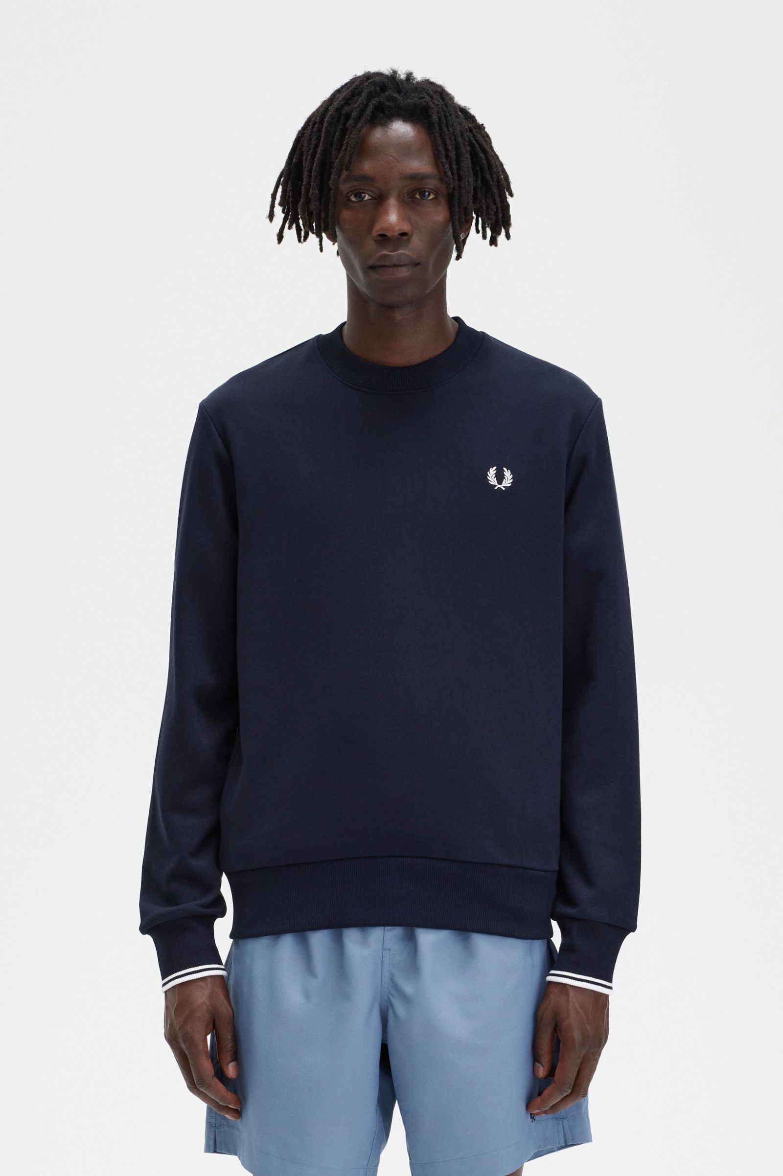 Crew Neck Sweatshirt Navy