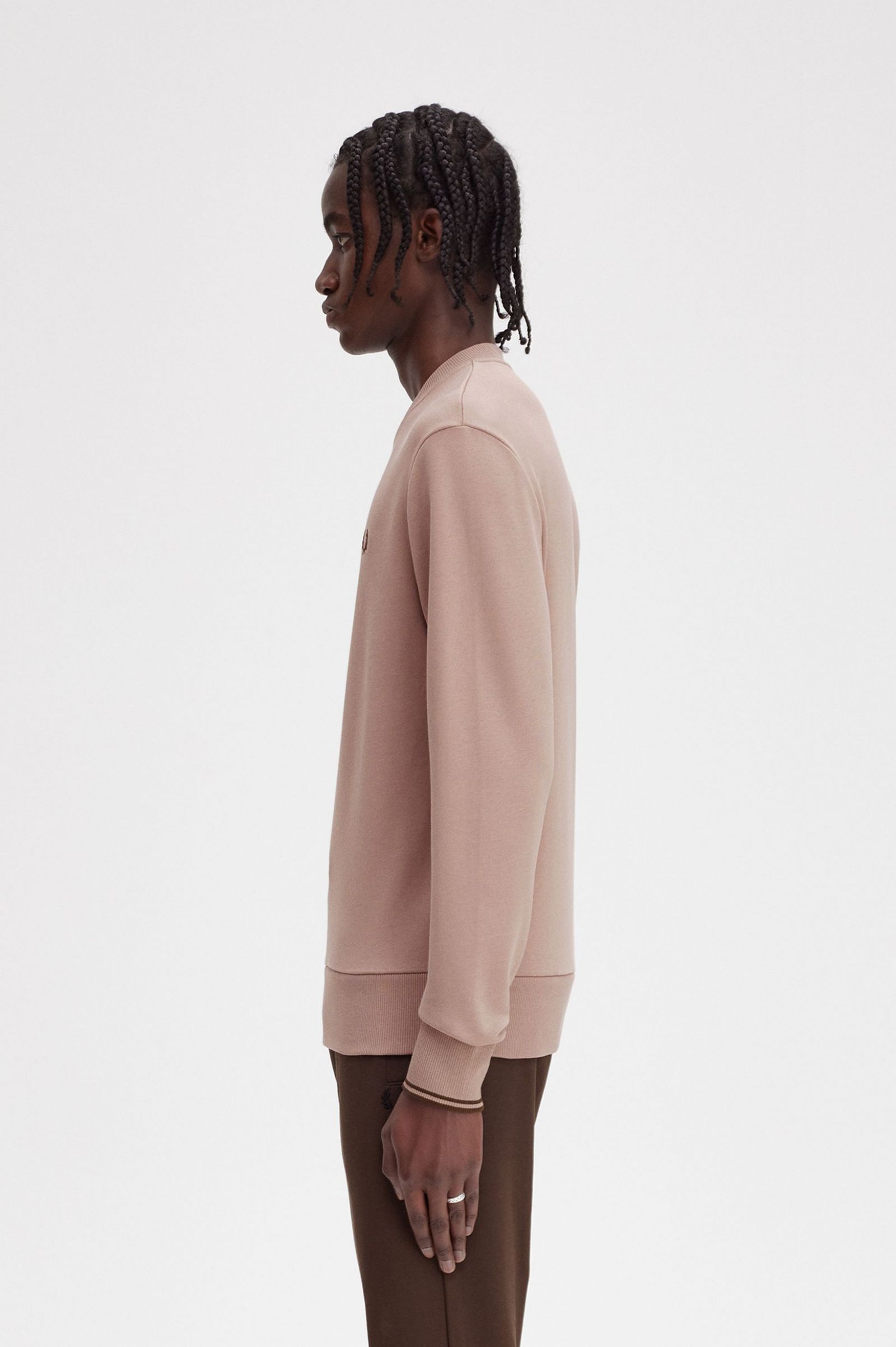 Crew Neck Sweatshirt Dark Pink