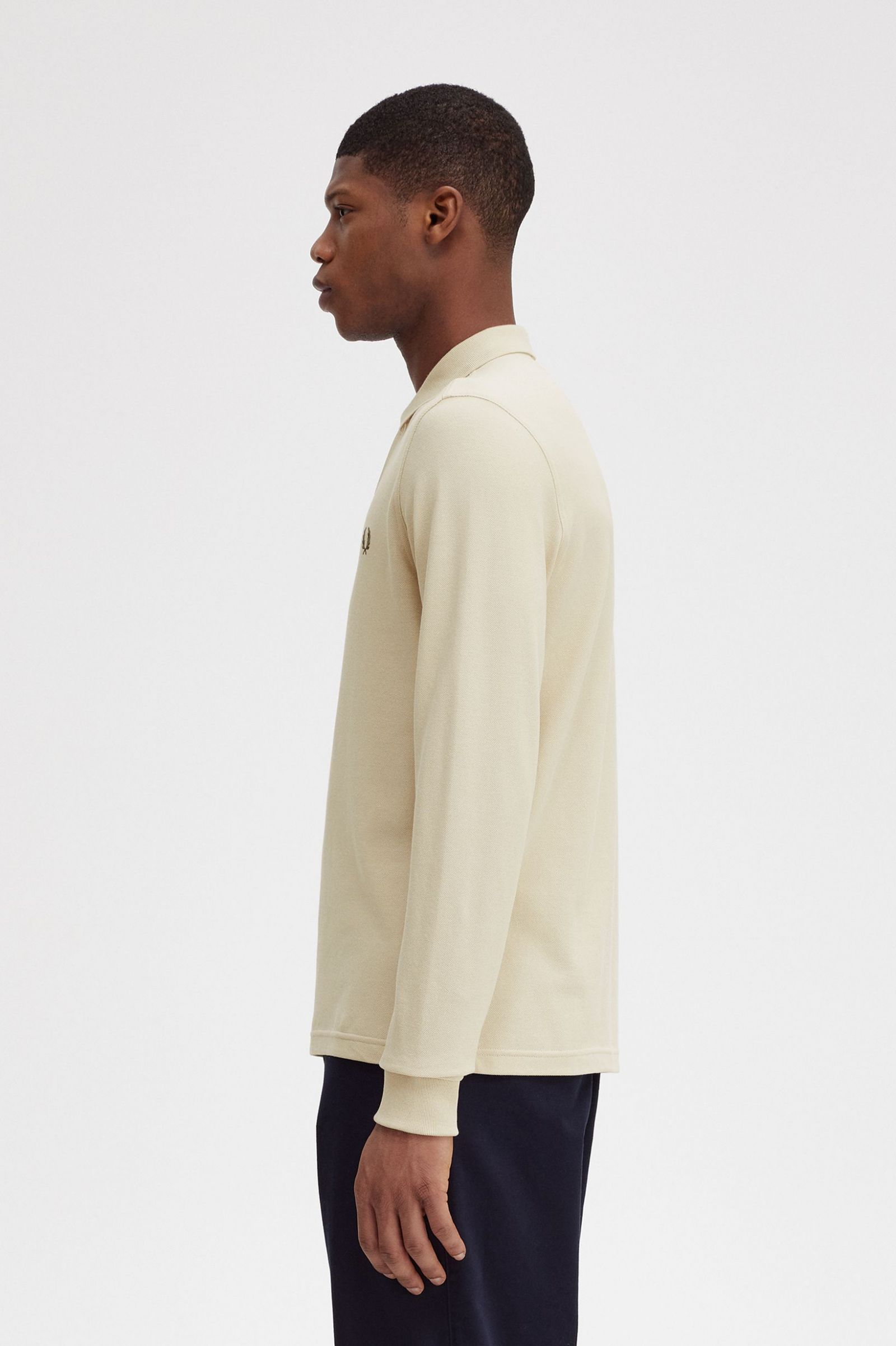 The Fred Perry ShirtM6006 Oatmeal / Field Green