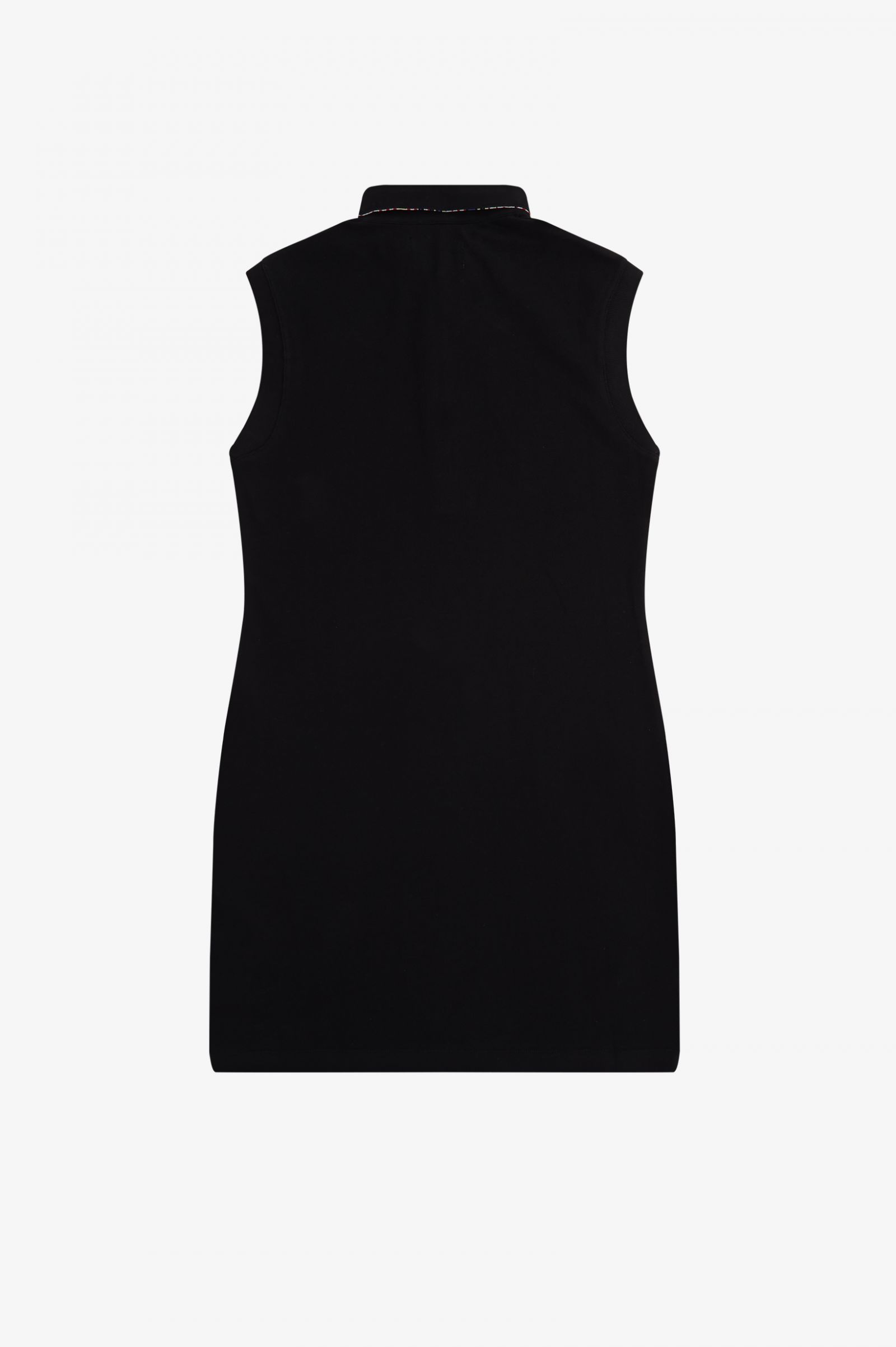 Amy Winehouse FoundationPrinted Collar Piqué Dress Black