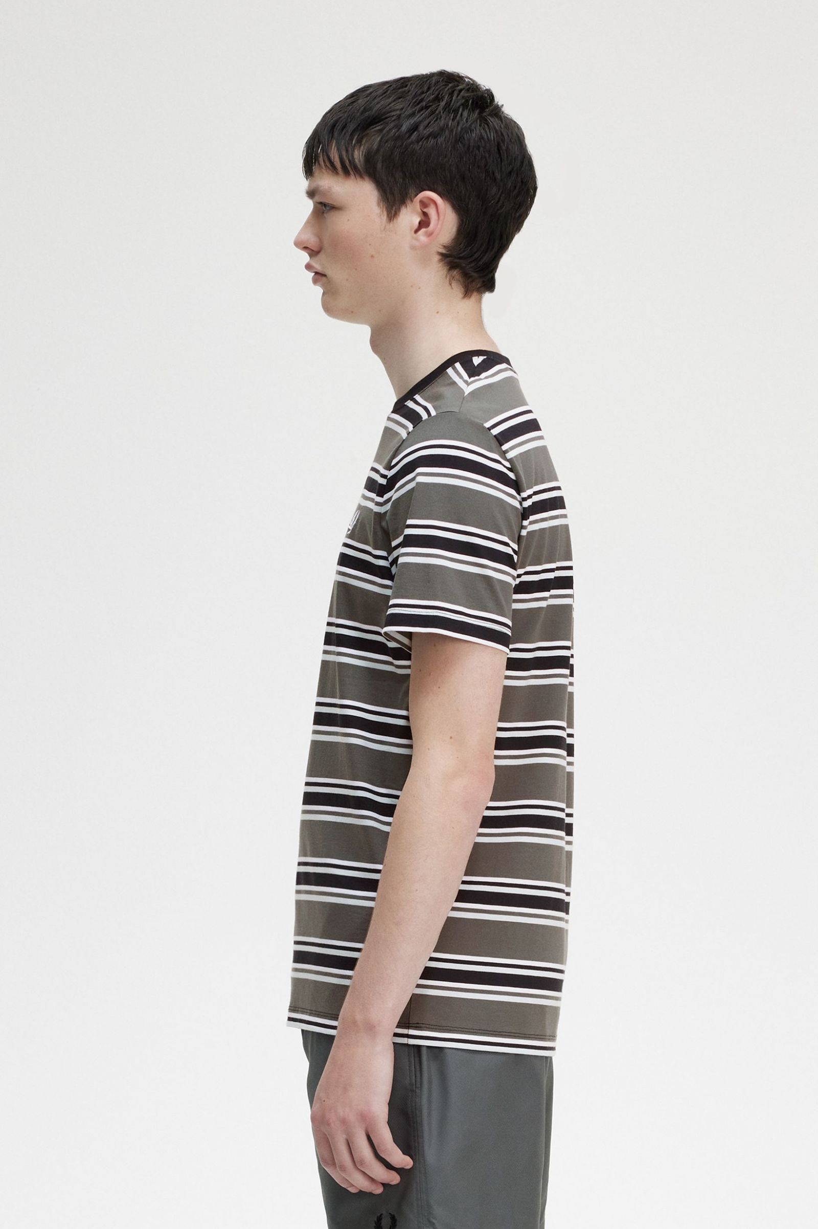 Stripe T-Shirt Field Green