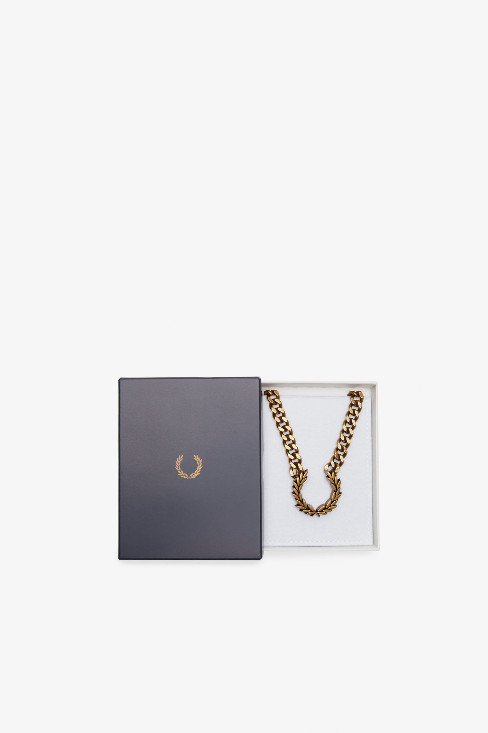 Chunky Laurel Wreath Necklace Gold