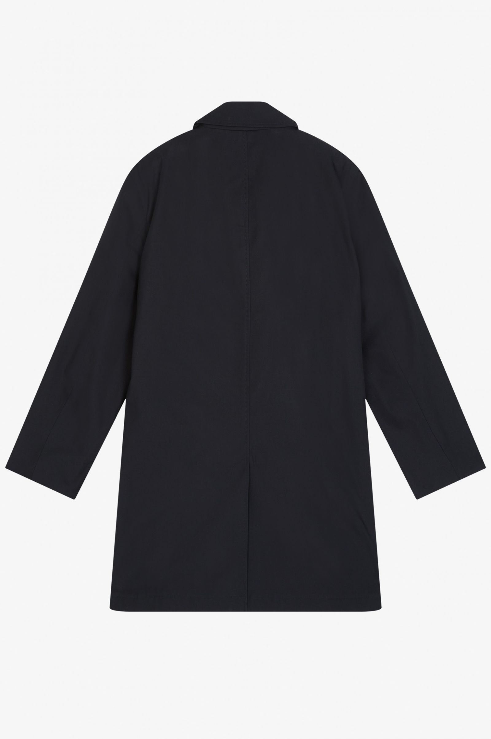 Made In EnglandConcealed Placket Mac Black