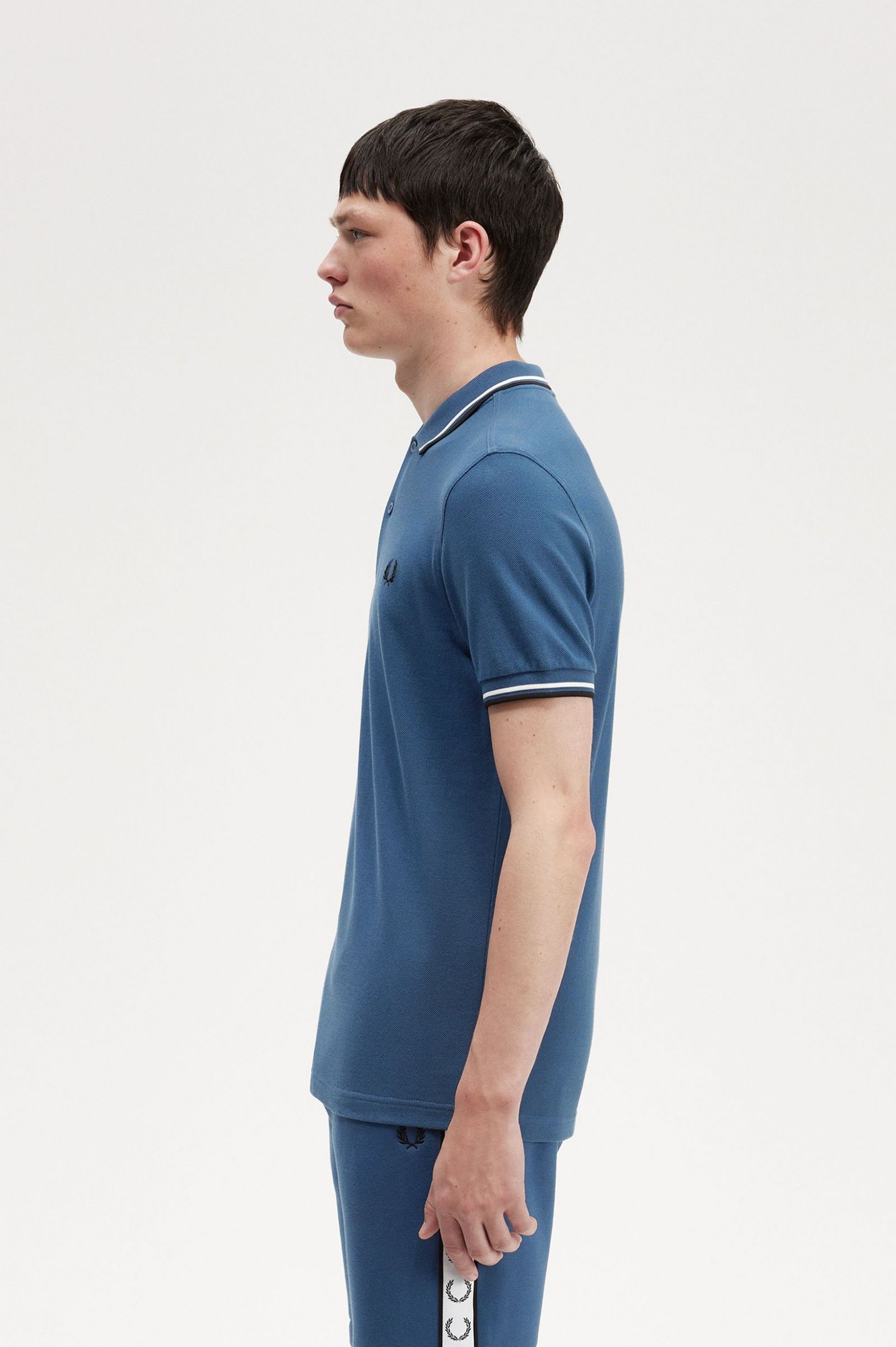 The Fred Perry ShirtM3600 Midnight Blue / Snow White / Black