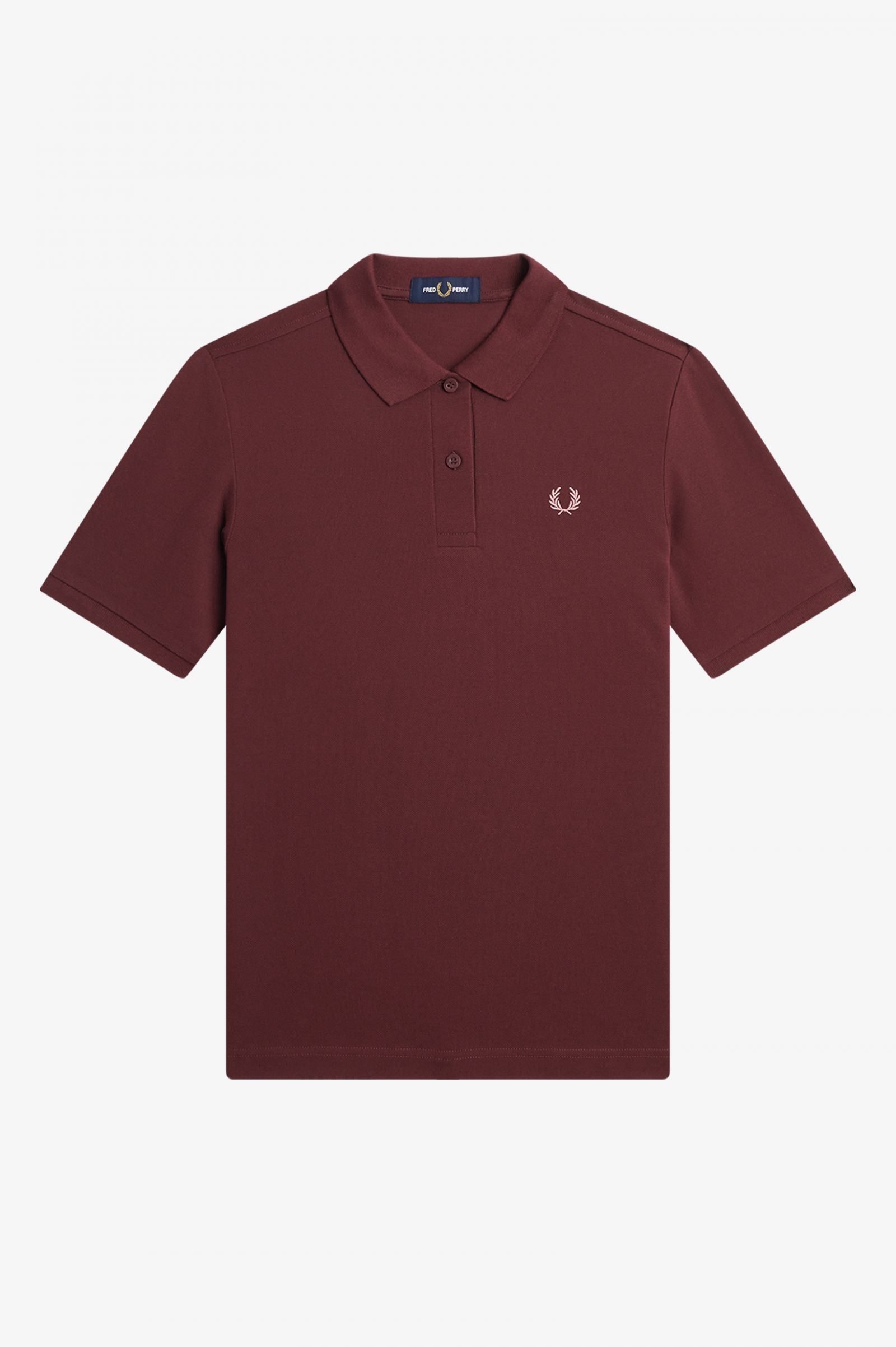 The Fred Perry ShirtG6000 Oxblood / Dusty Rose Pink