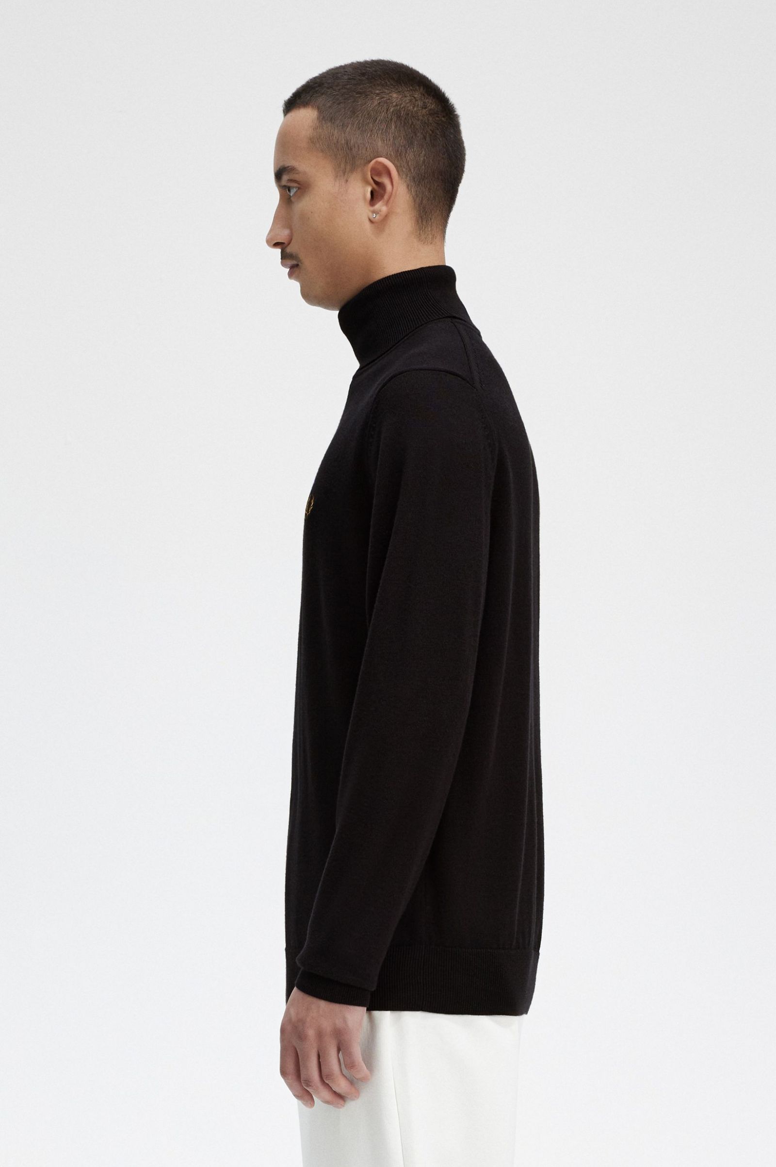 Roll Neck Jumper Navy