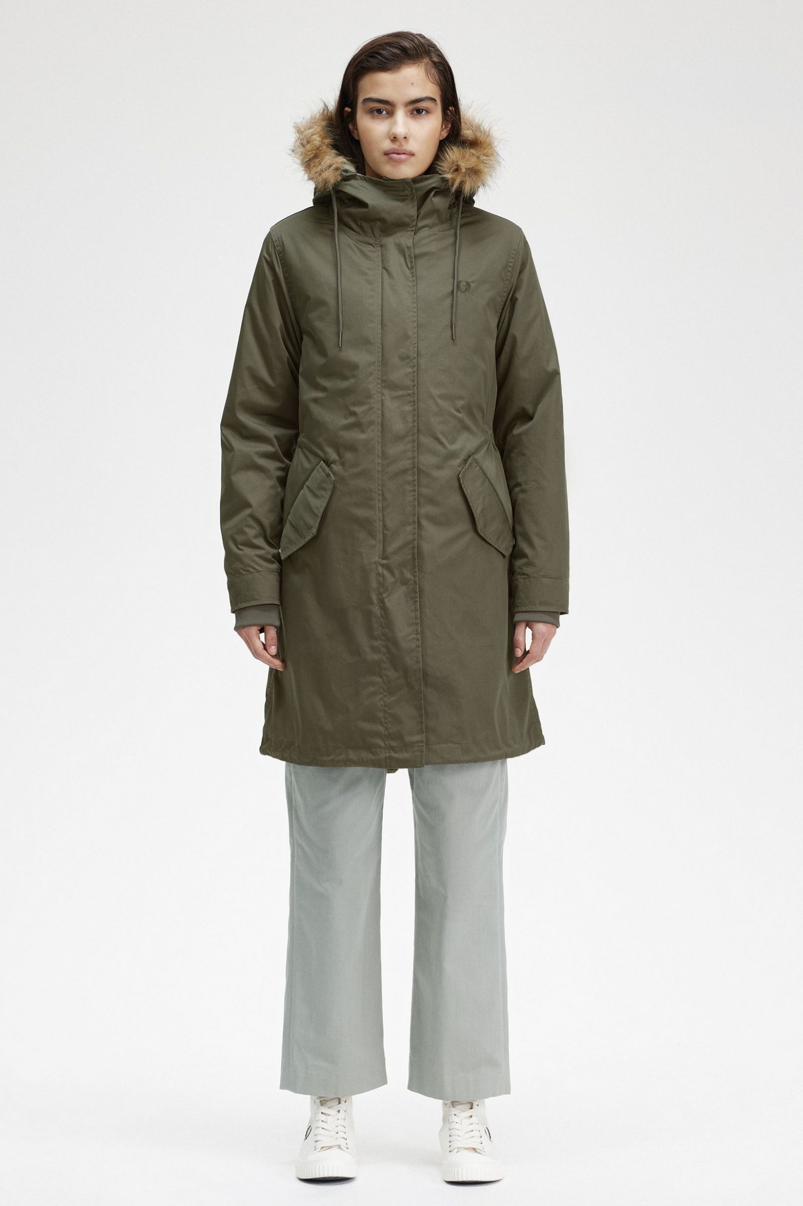 Zip-In Liner Parka Field Green