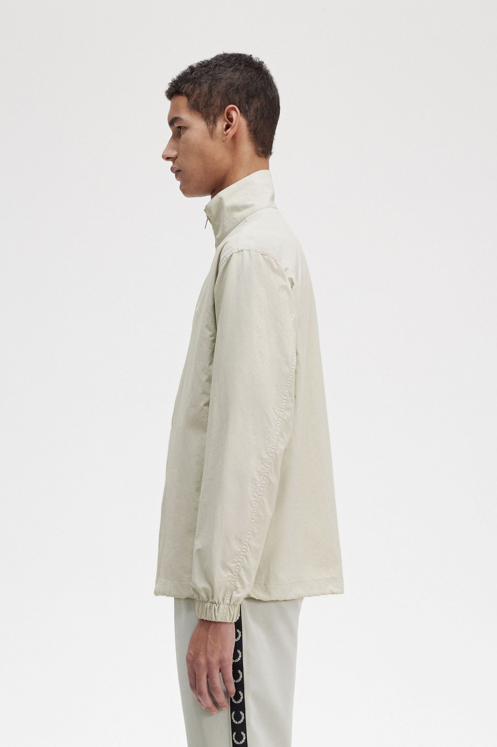 Woven Track Jacket Light Oyster