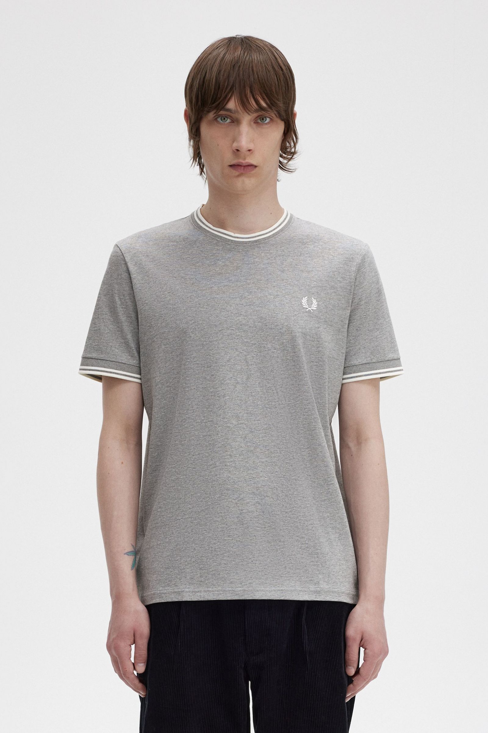 Twin Tipped T-Shirt Steel Marl