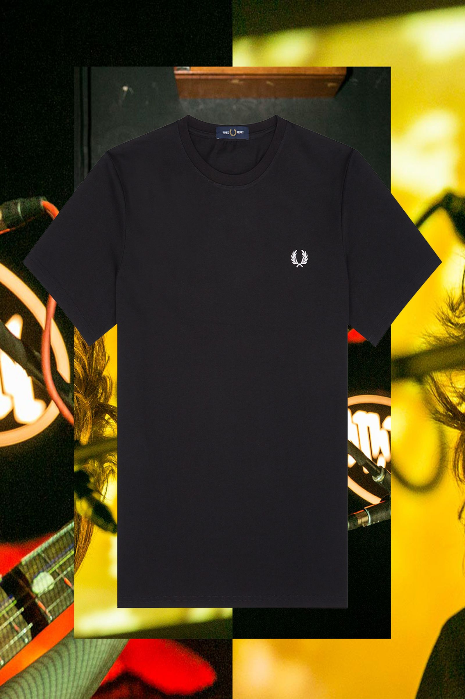 Stockholm Ringer T-Shirt Black