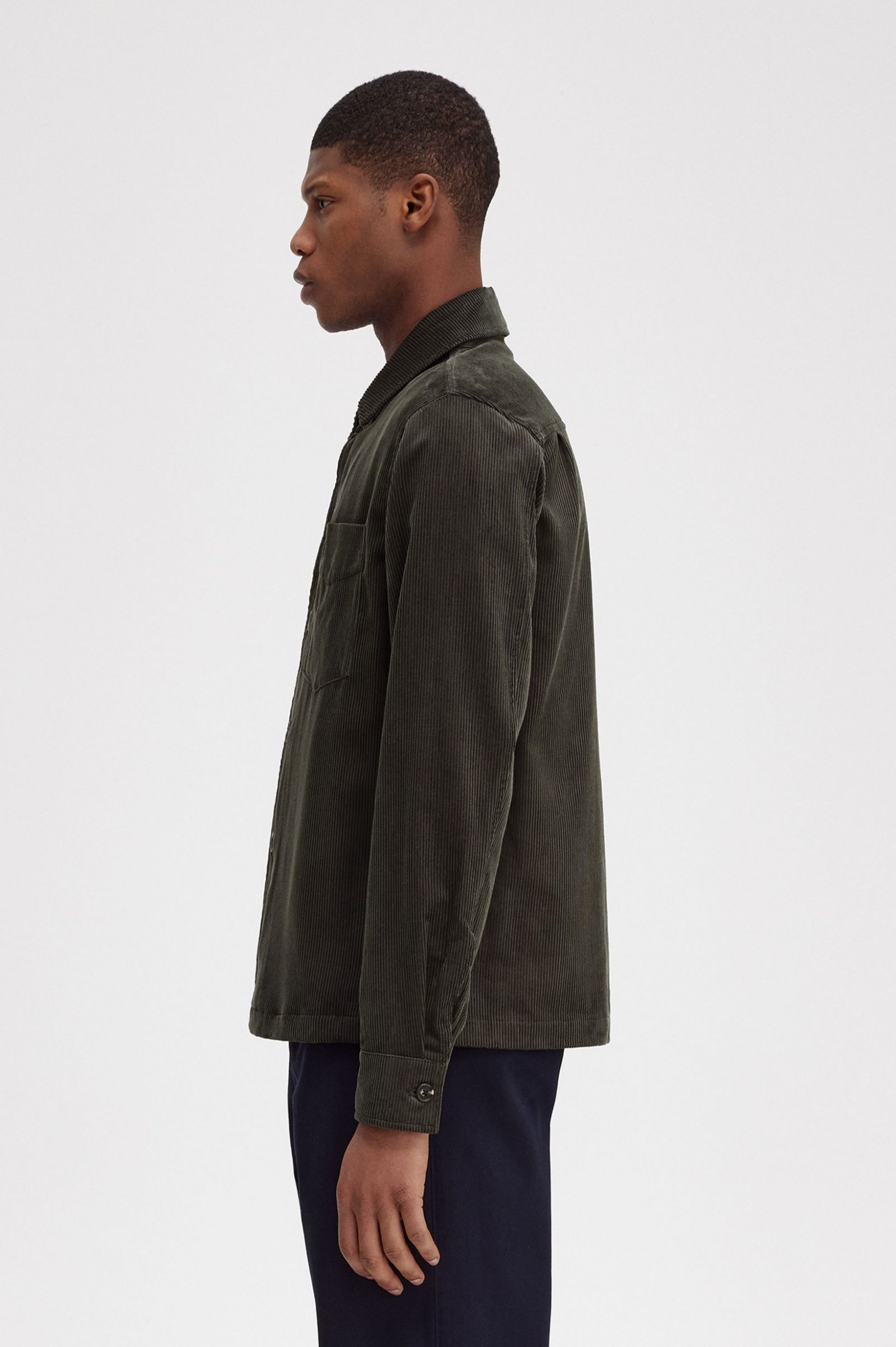 Cord Overshirt Field Green