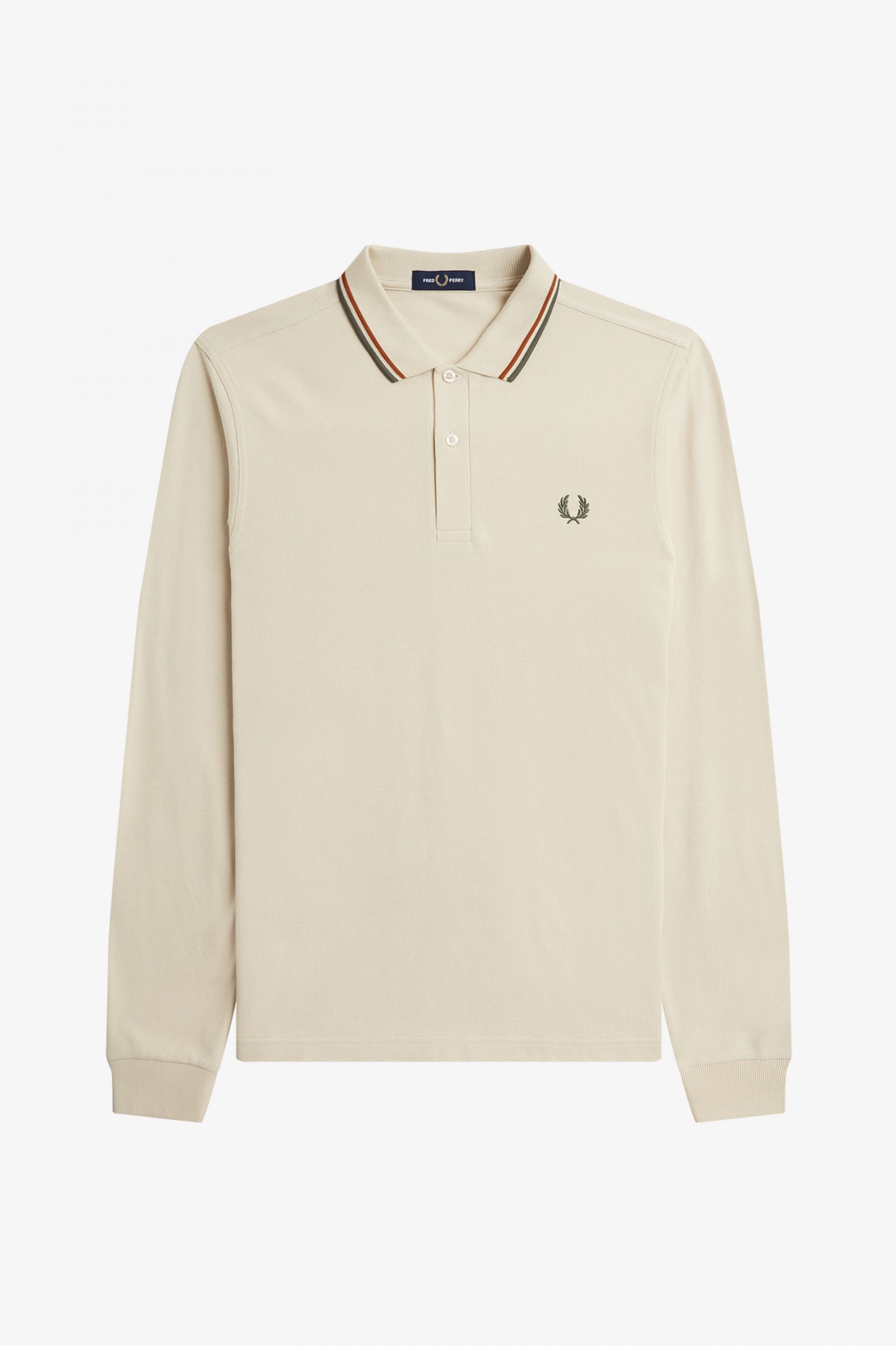 The Fred Perry ShirtM3636 Oatmeal / Nut Flake / Field Green