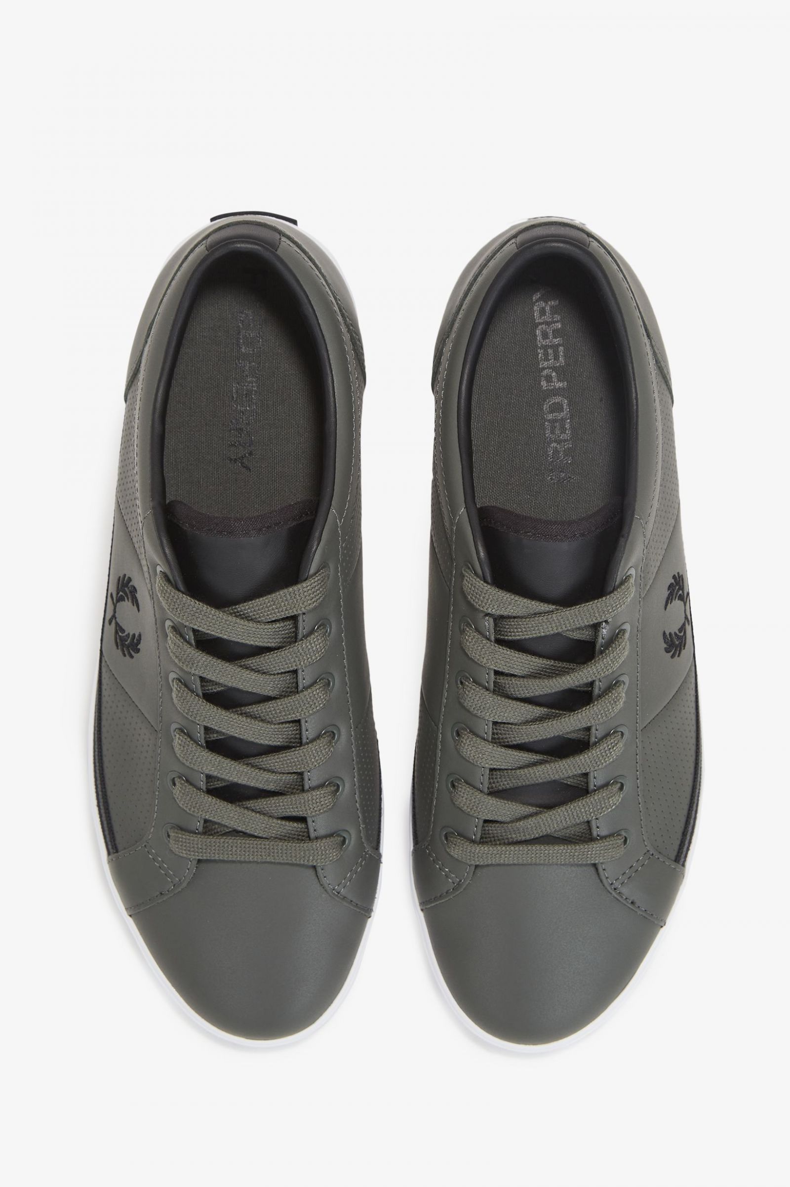 Perforated Baseline Field Green / Black