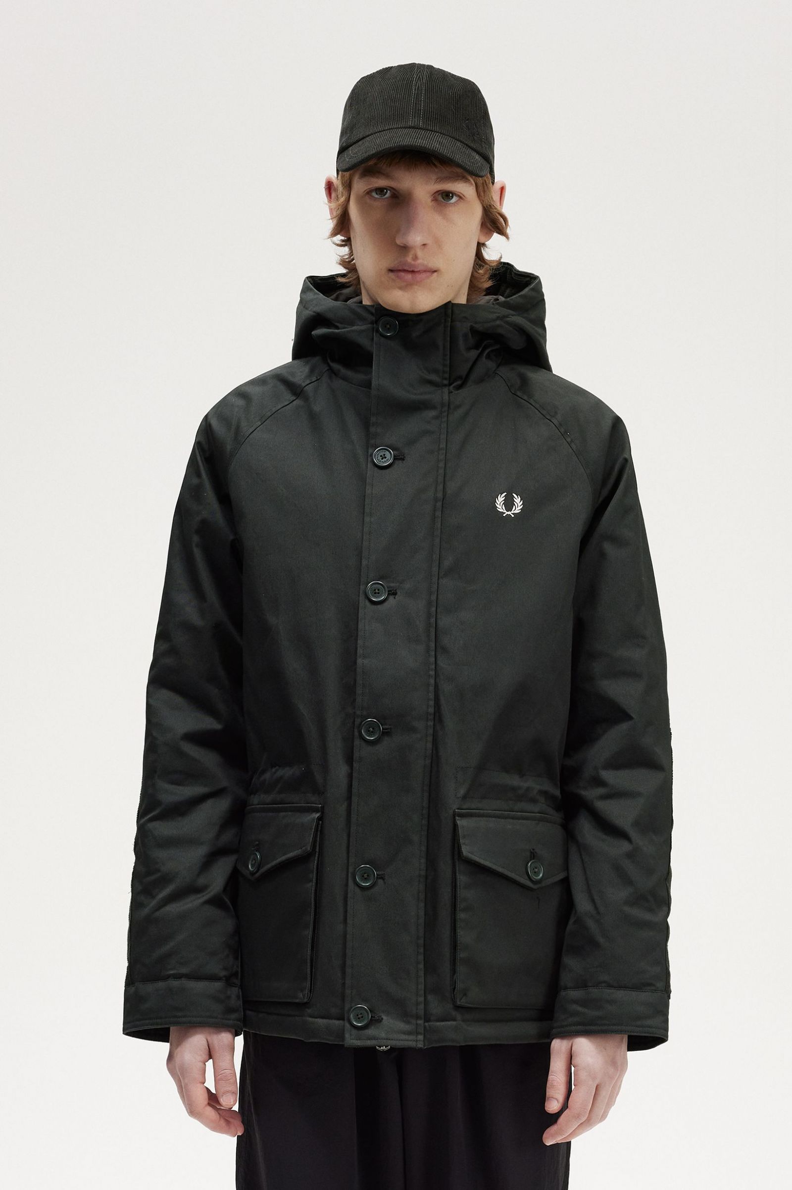 Short Snorkel Parka Night Green
