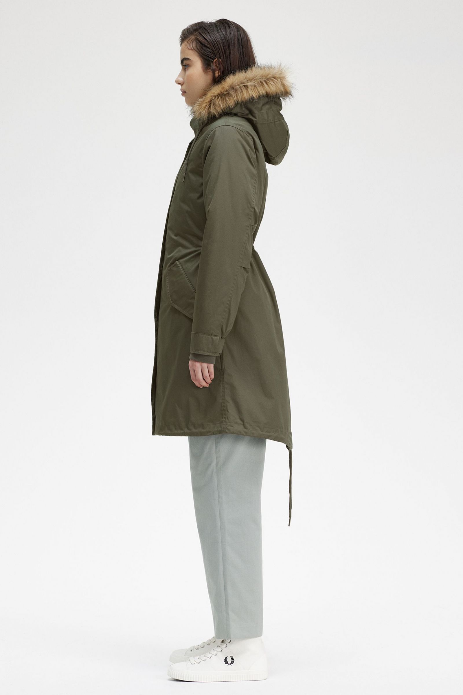 Zip-In Liner Parka Field Green