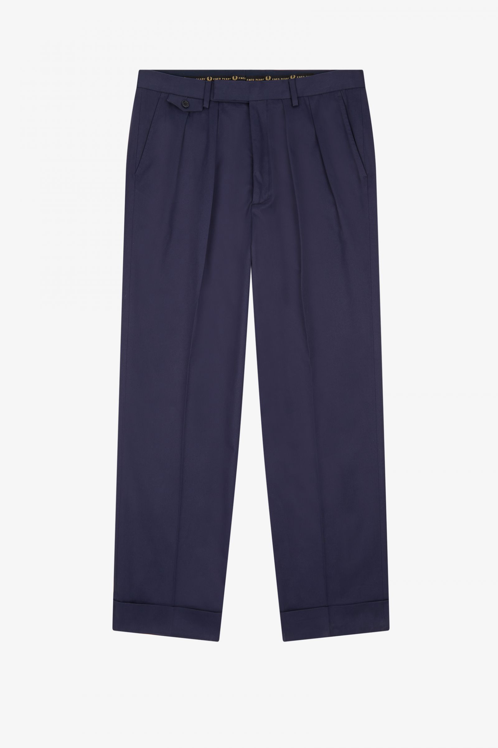 ReissuesPleated Wide Leg Trousers Black