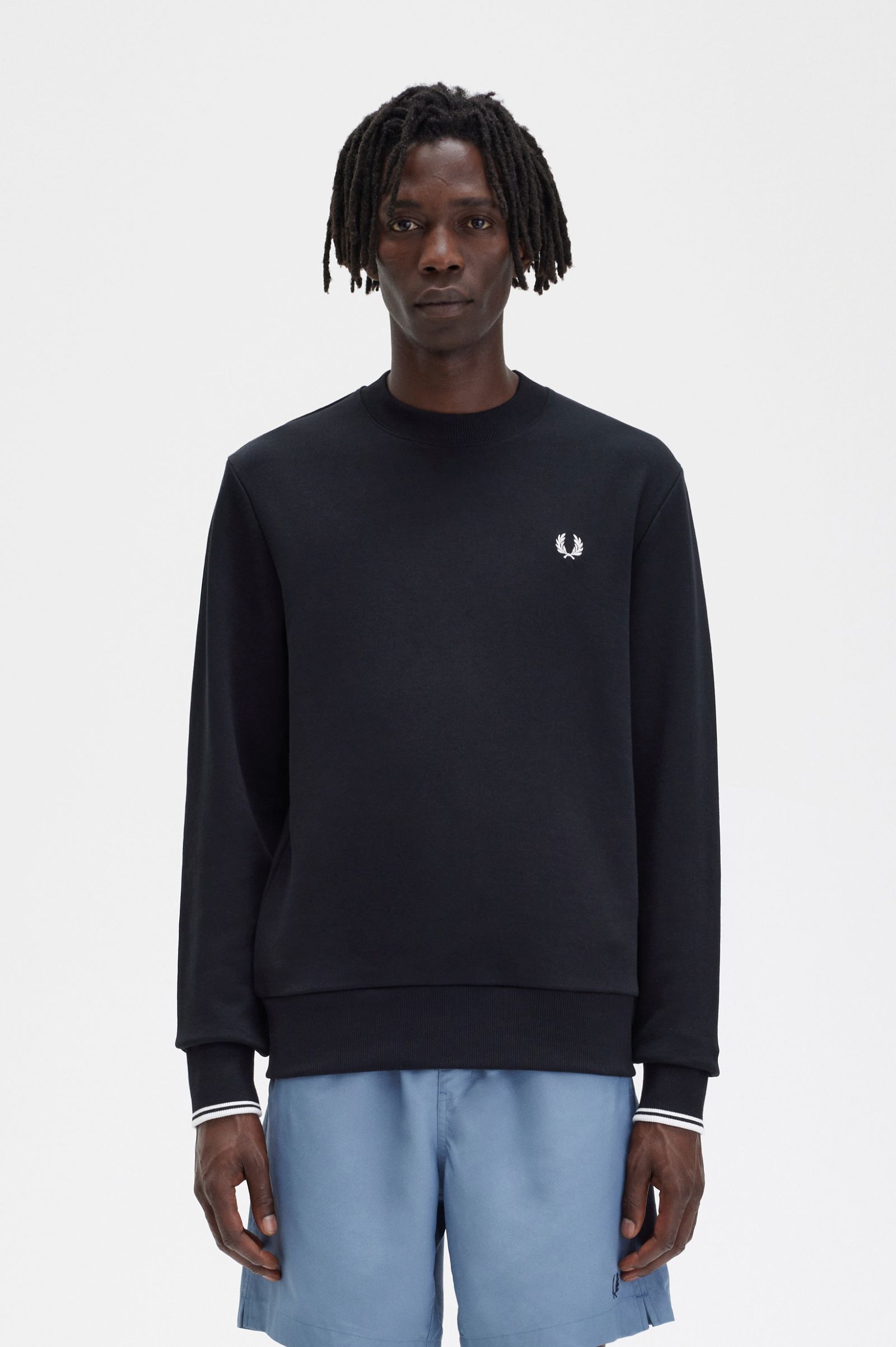 Crew Neck Sweatshirt Black