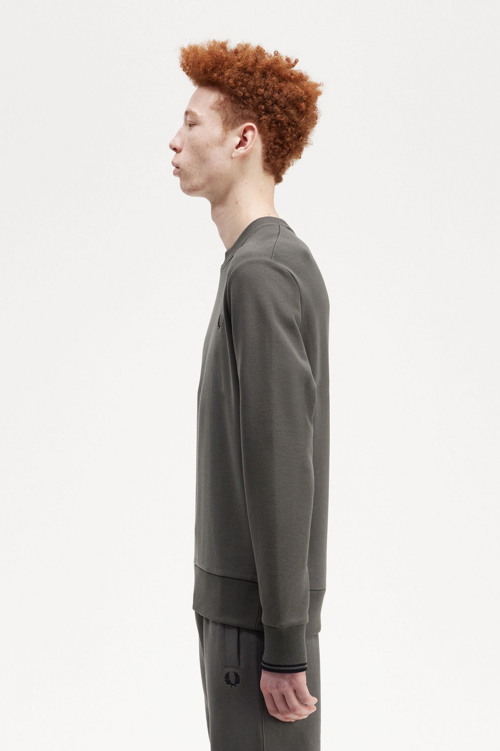 Crew Neck Sweatshirt Field Green