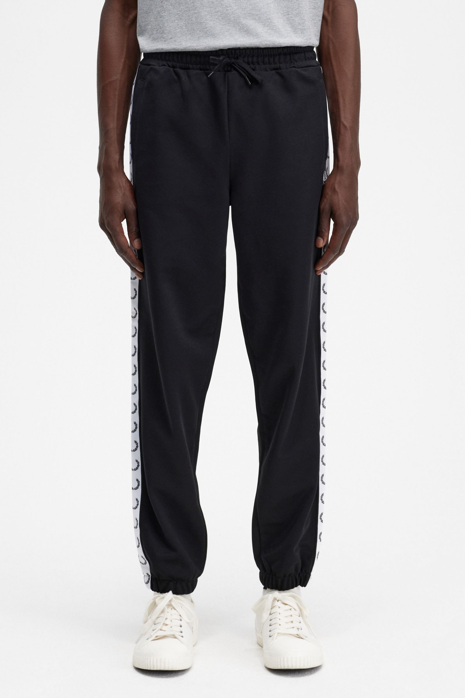 Taped Track Pant Black