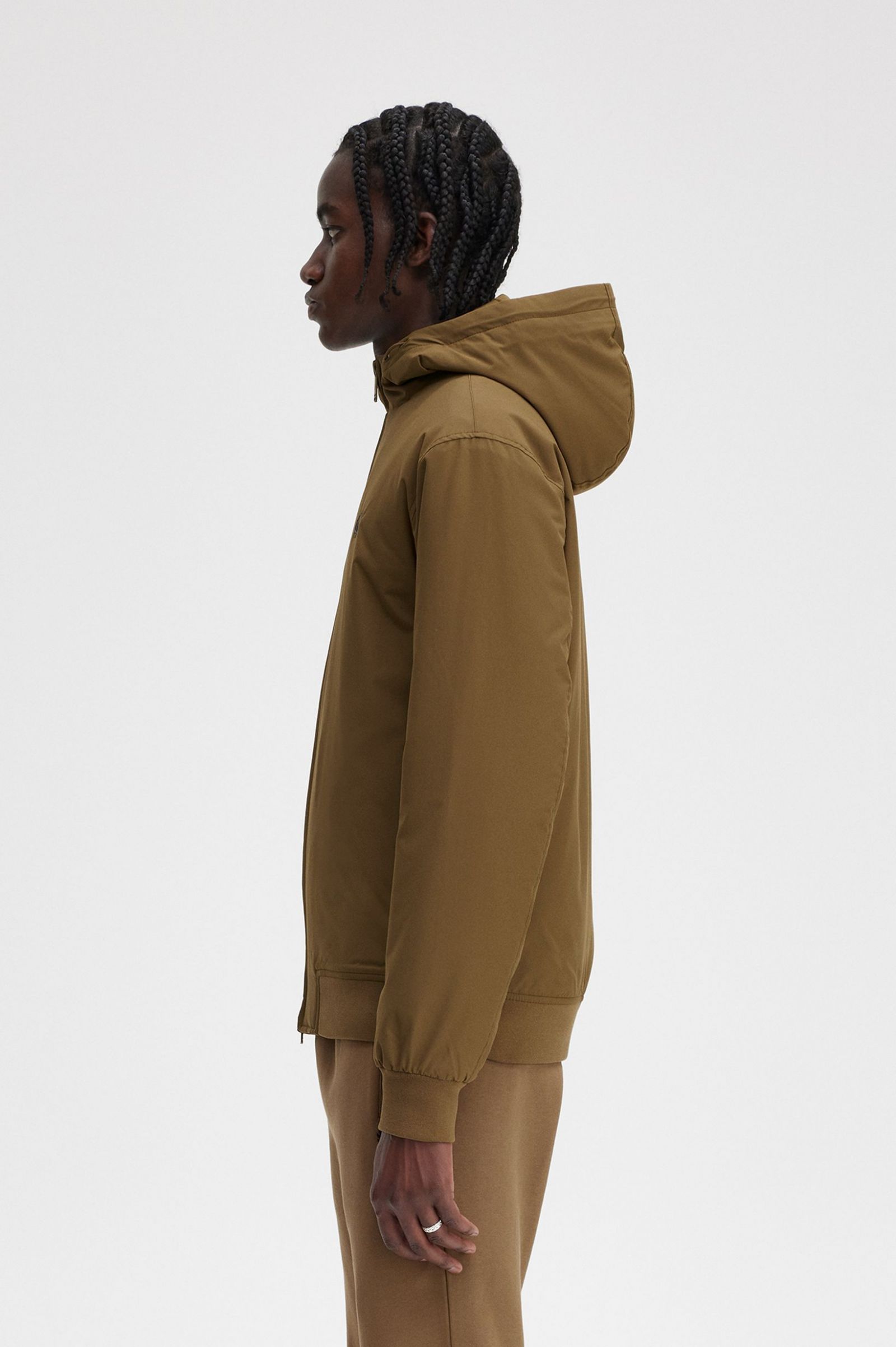Padded Hooded Brentham Jacket Shaded Stone