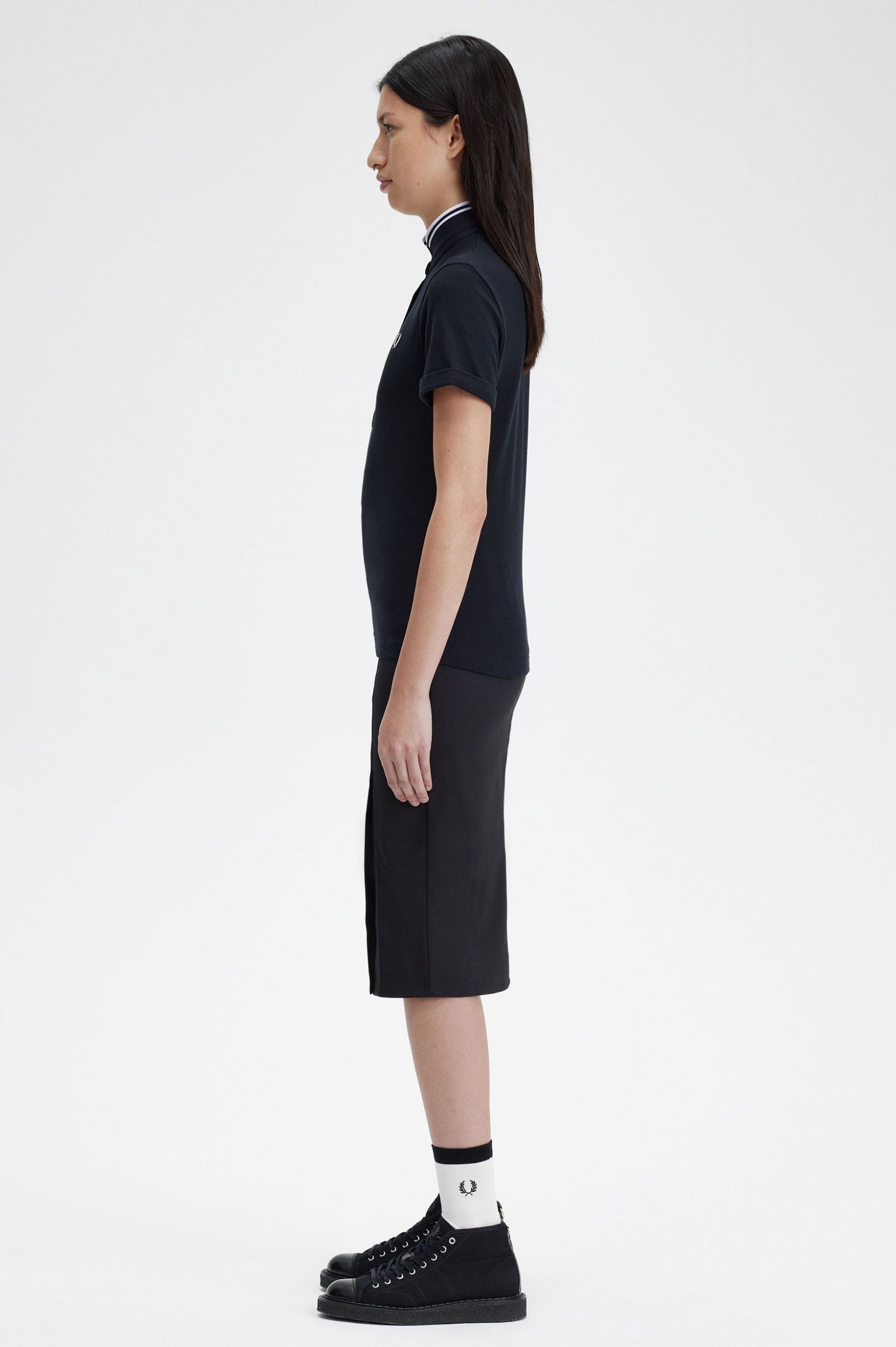 Amy Winehouse FoundationAmy Fred Perry Shirt Black