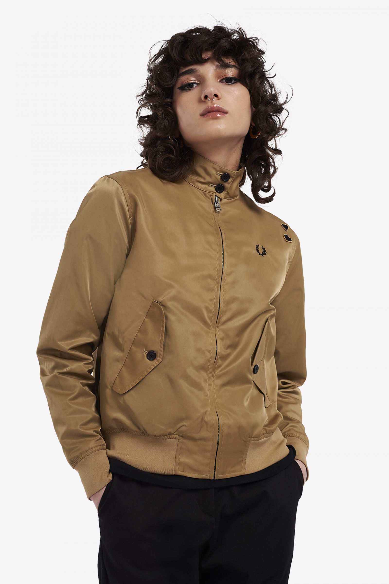 Amy Winehouse FoundationPrinted Lining Zip-Through Jacket Black