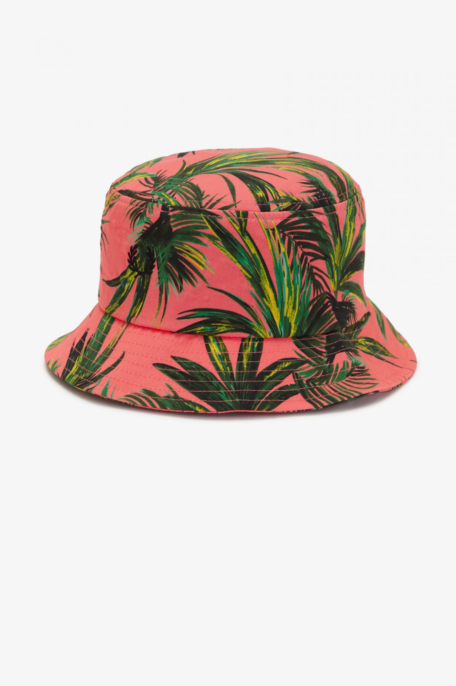 Amy Winehouse FoundationPalm Print Bucket Hat Coral Heat
