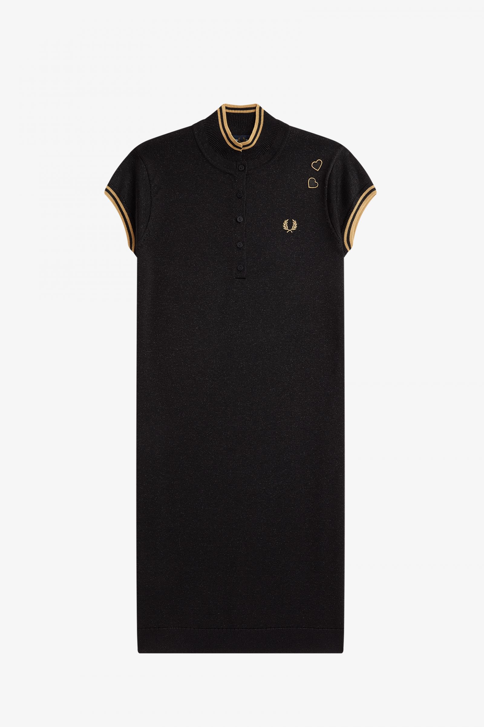 Amy Winehouse FoundationMetallic Knitted Dress Black