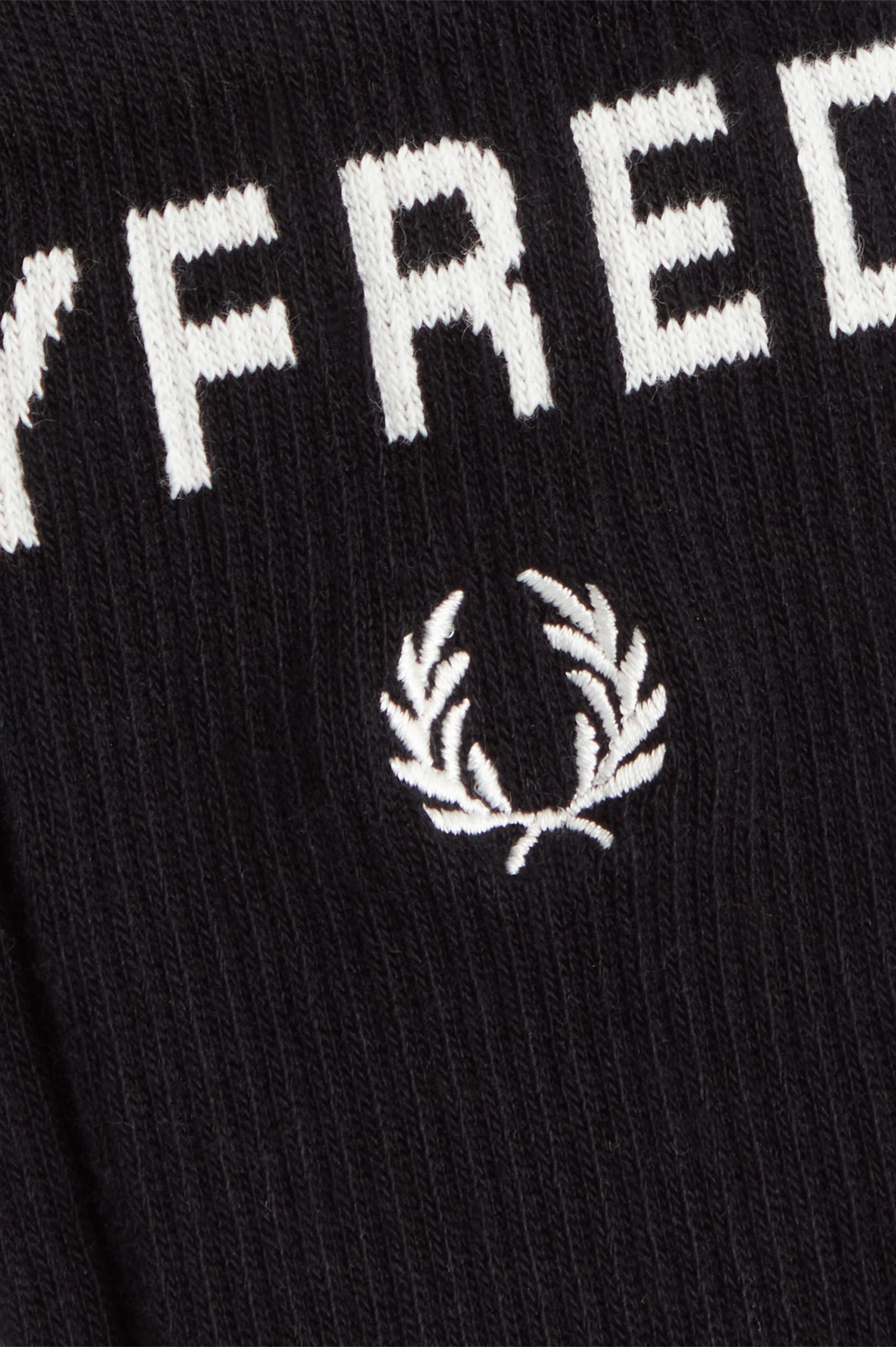 Bold Tipped Socks Black
