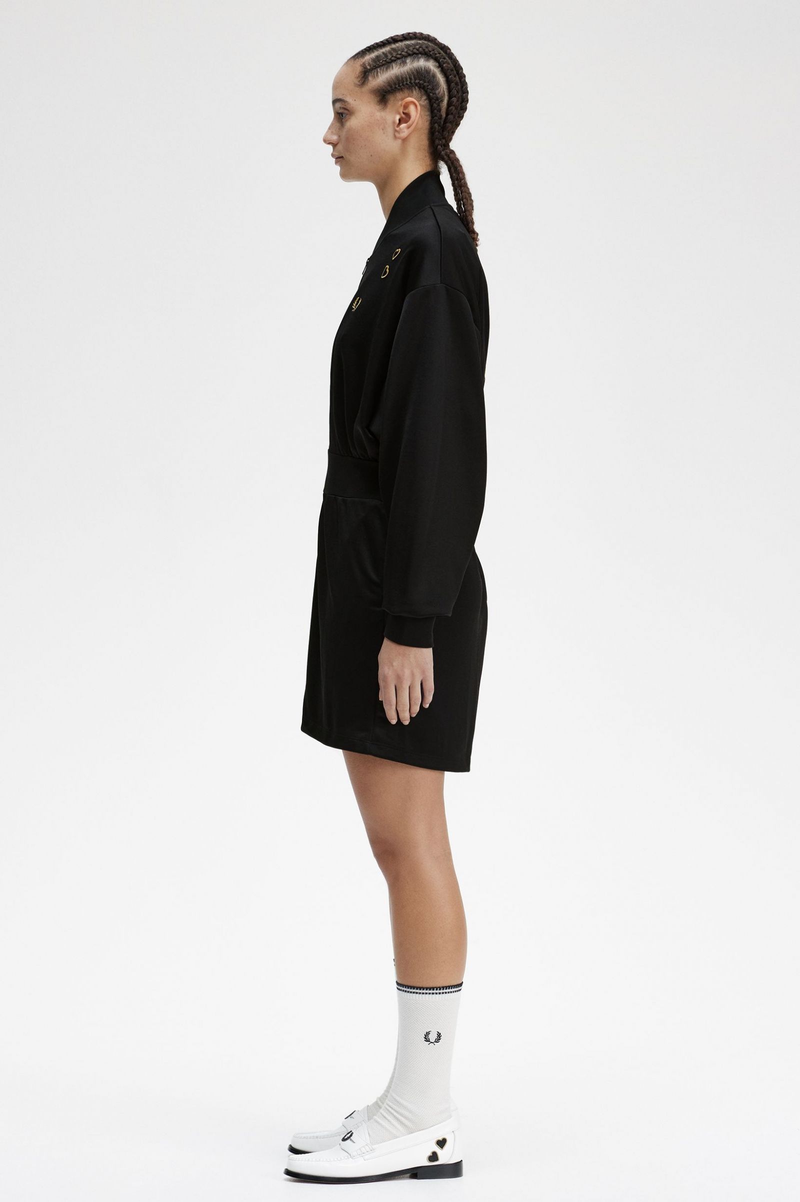 Amy Winehouse FoundationZip-Through Playsuit Black