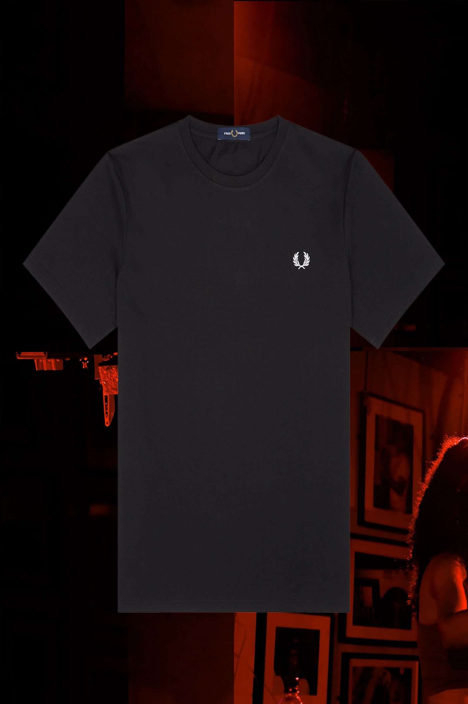 Munich Ringer T-Shirt Black