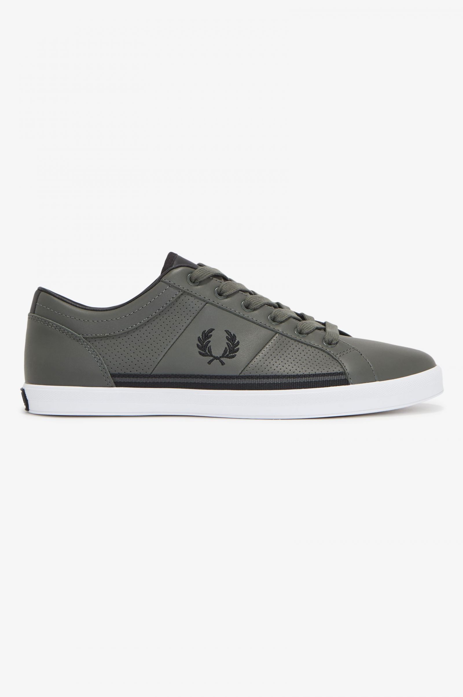 Perforated Baseline Field Green / Black