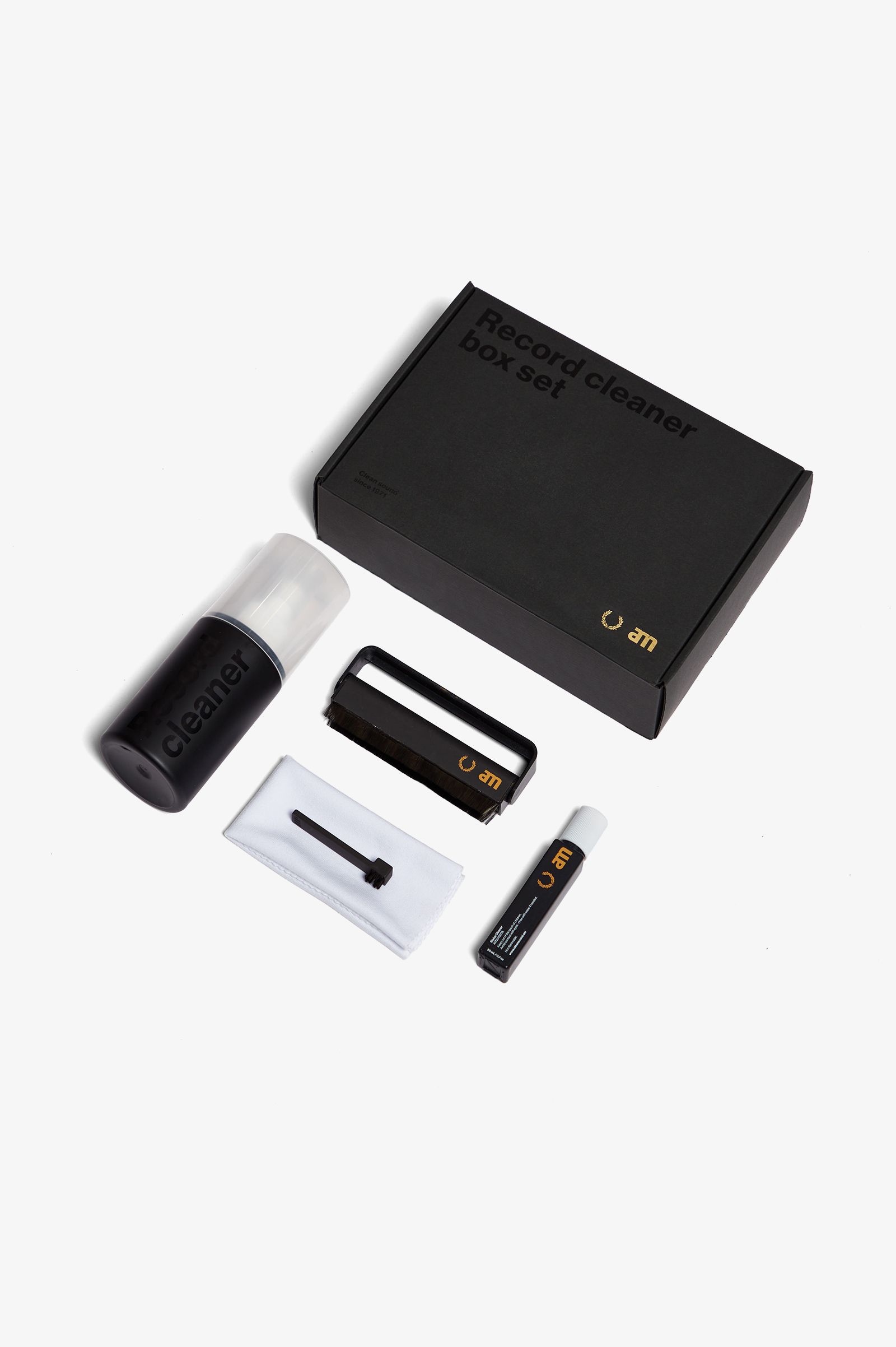 Record Cleaner Set Black