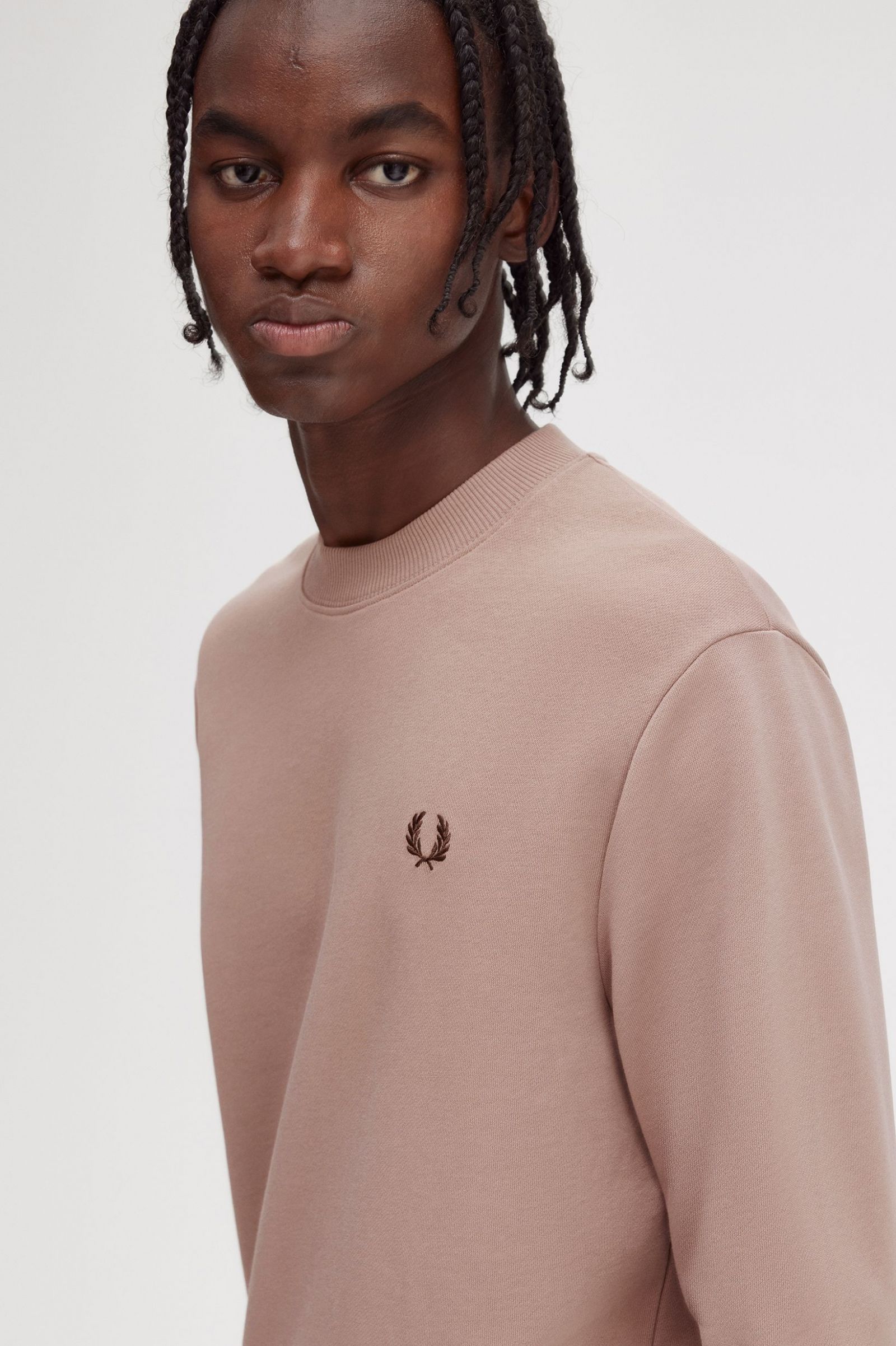 Crew Neck Sweatshirt Dark Pink