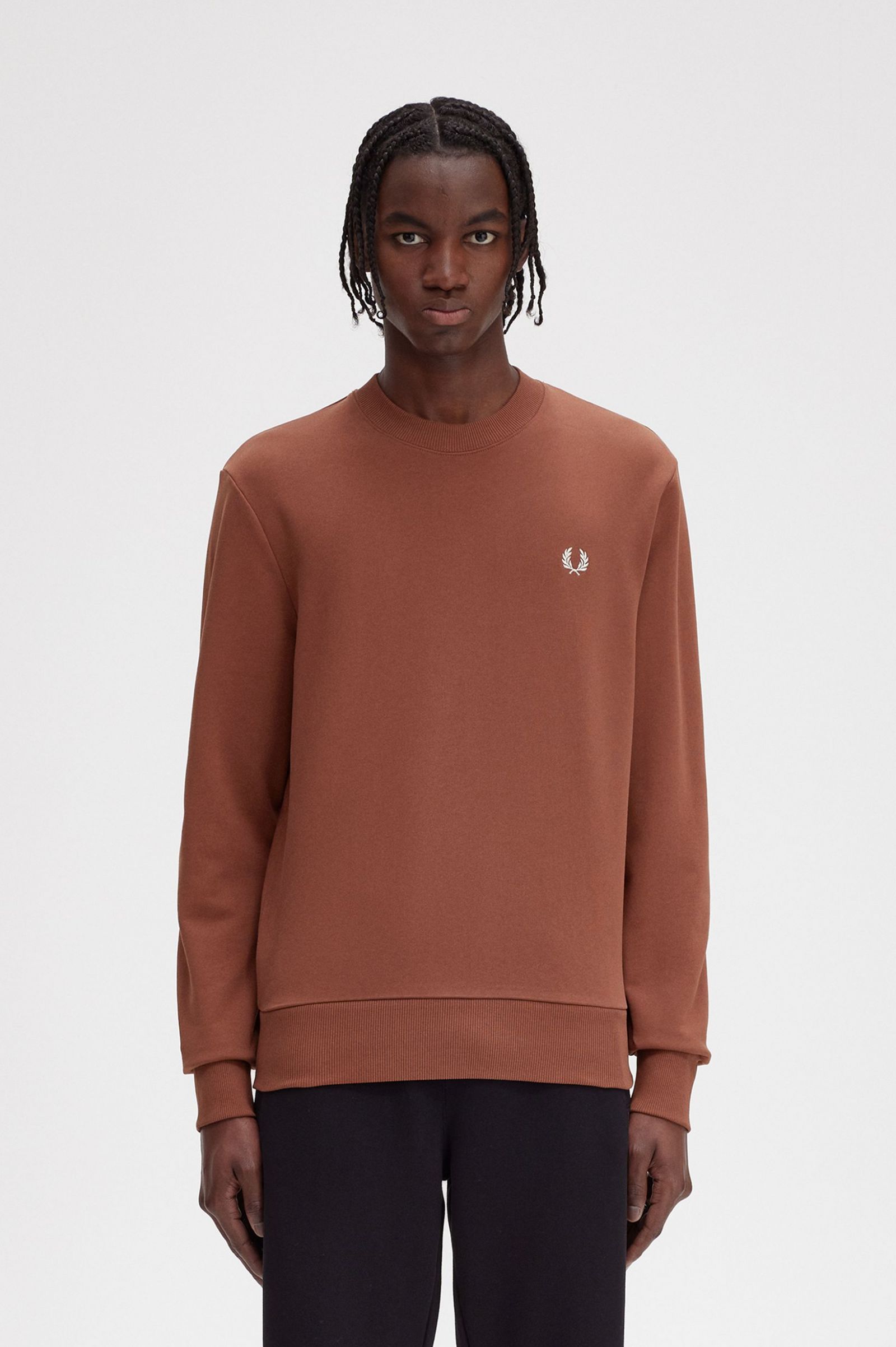 Rave Graphic Sweatshirt Whisky Brown