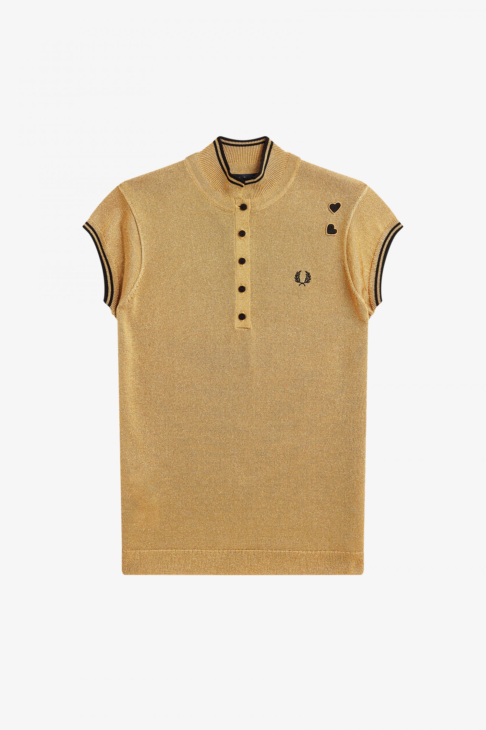 Amy Winehouse FoundationMetallic Knitted Shirt Black