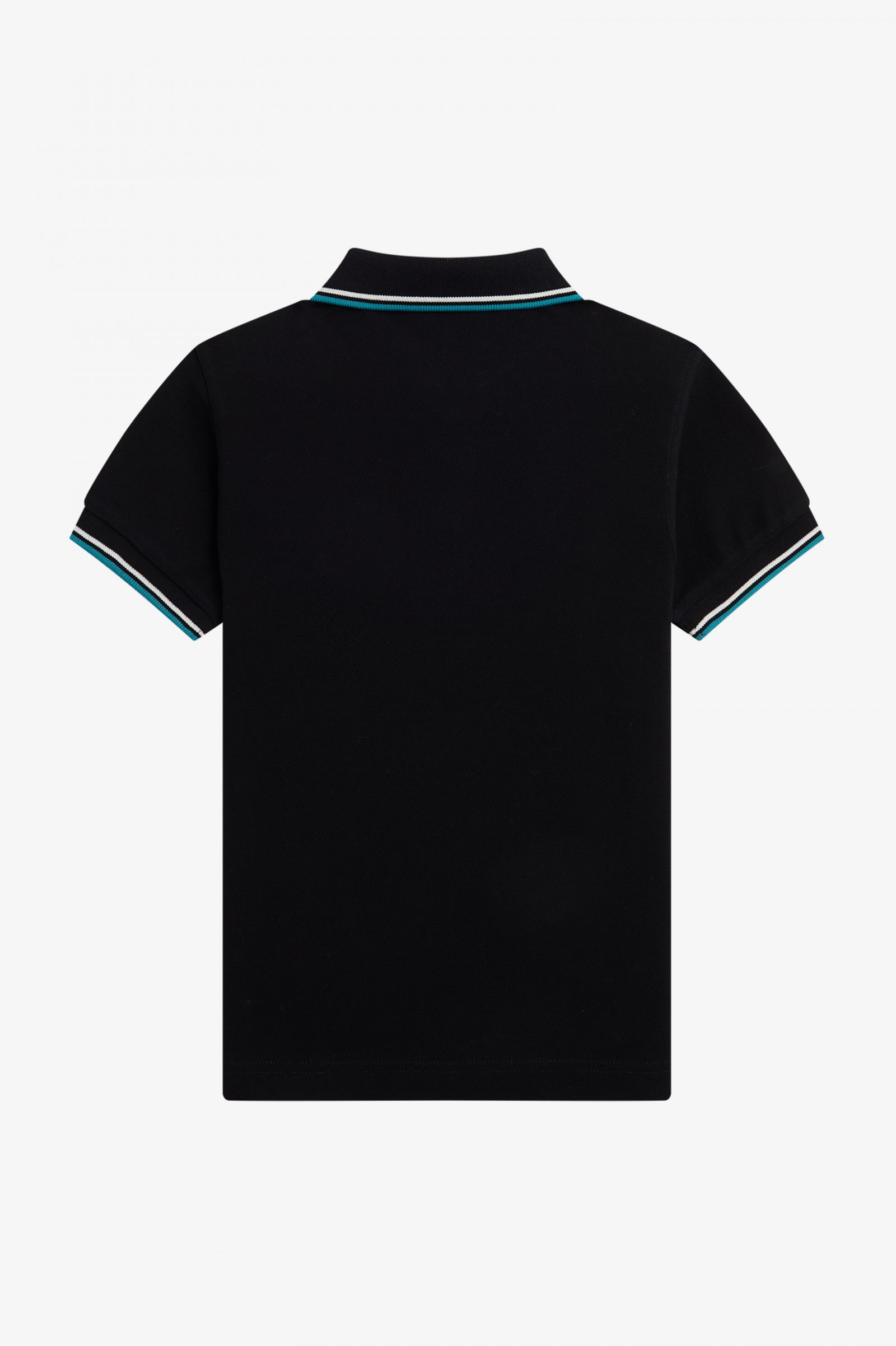 The Fred Perry ShirtKids Twin Tipped Fred Perry Shirt Black / Ecru / Deep Mint